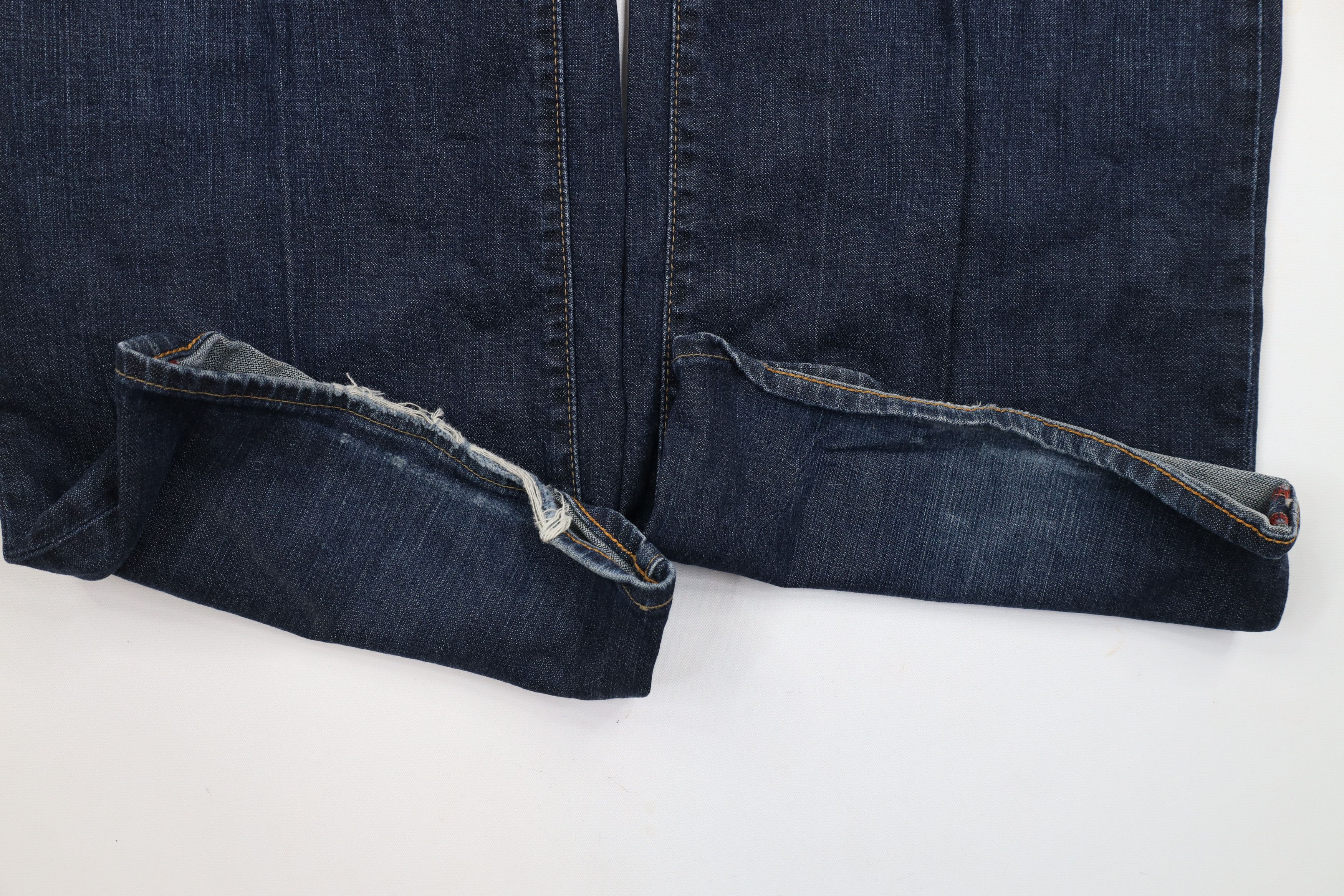 Gap × Vintage Vintage Y2K Gap Flared Wide Leg Denim Jeans Dark Indigo Size 36" / US 14 / IT 50 - 5 Thumbnail