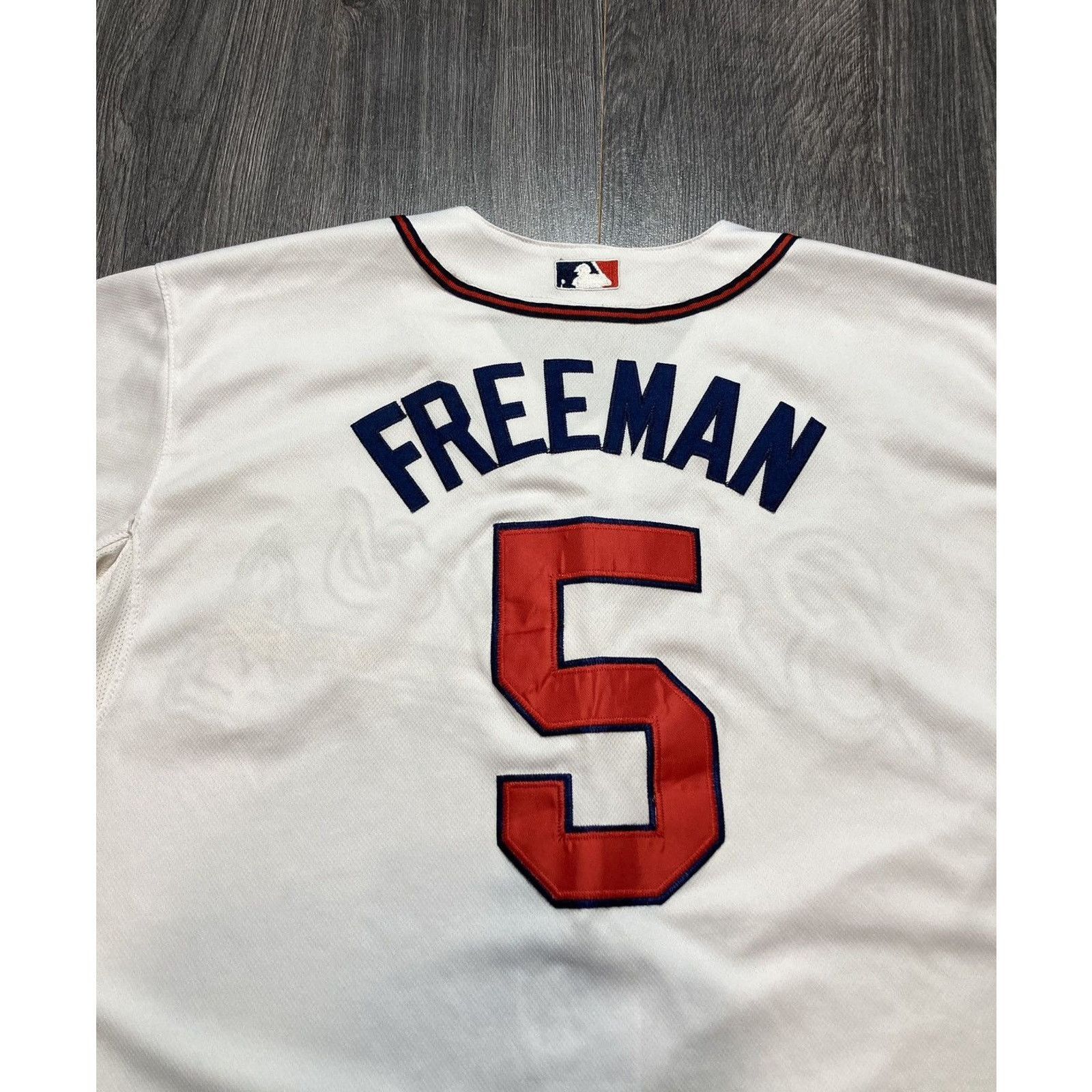 NFL × Vintage 90s Majestic Atlanta Braves Baseball Jersey Freeman Size US L / EU 52-54 / 3 - 8 Thumbnail
