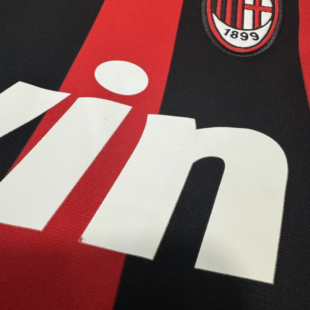 Adidas AC Milan 08/09 longsleeves home shirt #32 Beckham Size US M / EU 48-50 / 2 - 5 Thumbnail