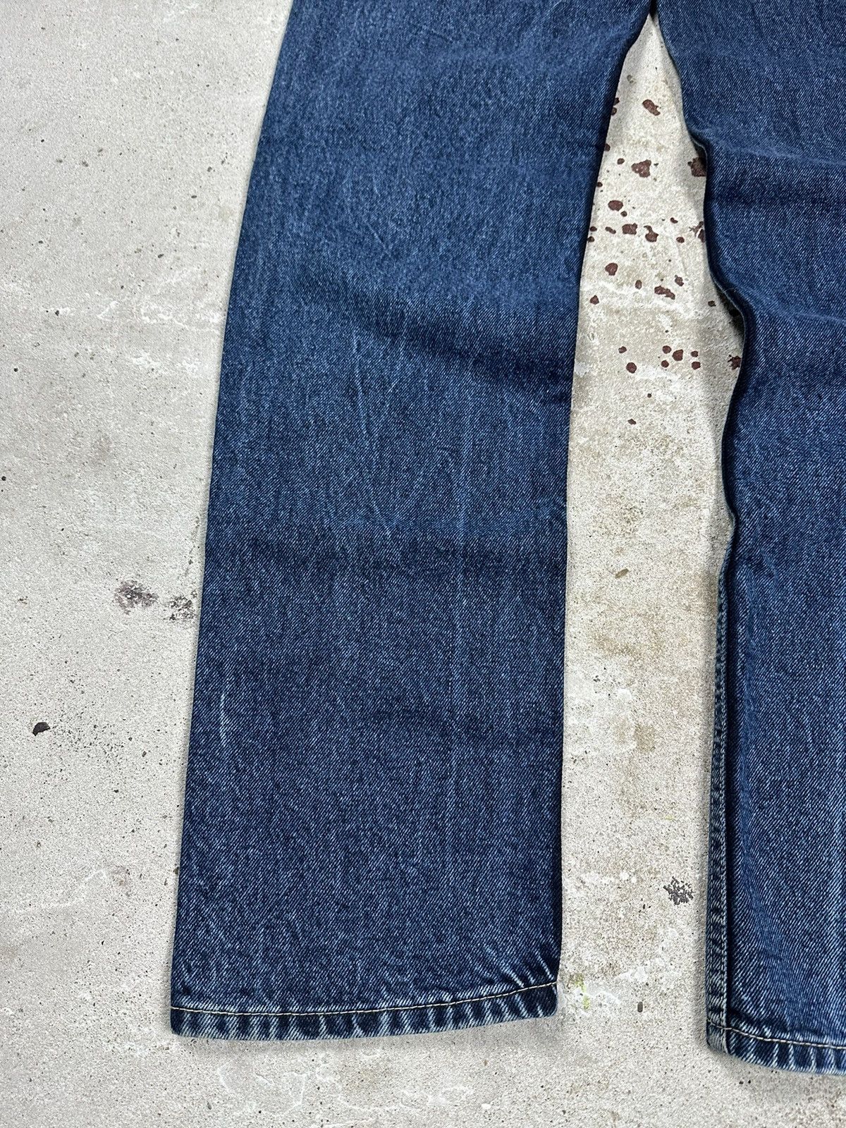 Levi's × Vintage Vintage 90s Levi’s 501 Washed Navy Denim Pants Jeans Size US 30 / EU 46 - 12 Thumbnail