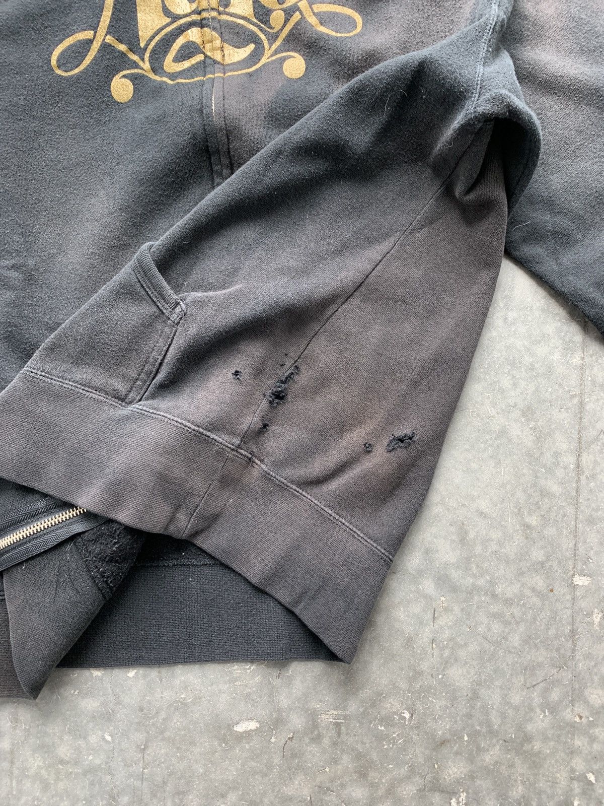 Thrasher Crazy Vintage Y2K Adio Zip Up Hoodie Faded Skater Boxy Size US M / EU 48-50 / 2 - 4 Thumbnail
