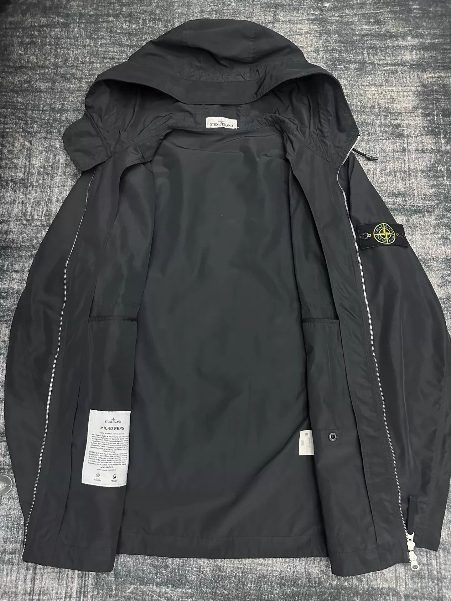 Stone Island Stone Island Metal Nylon Micro Reps Multi-Pkt Jkt Black XXL Size US XXL / EU 58 / 5 - 3 Thumbnail