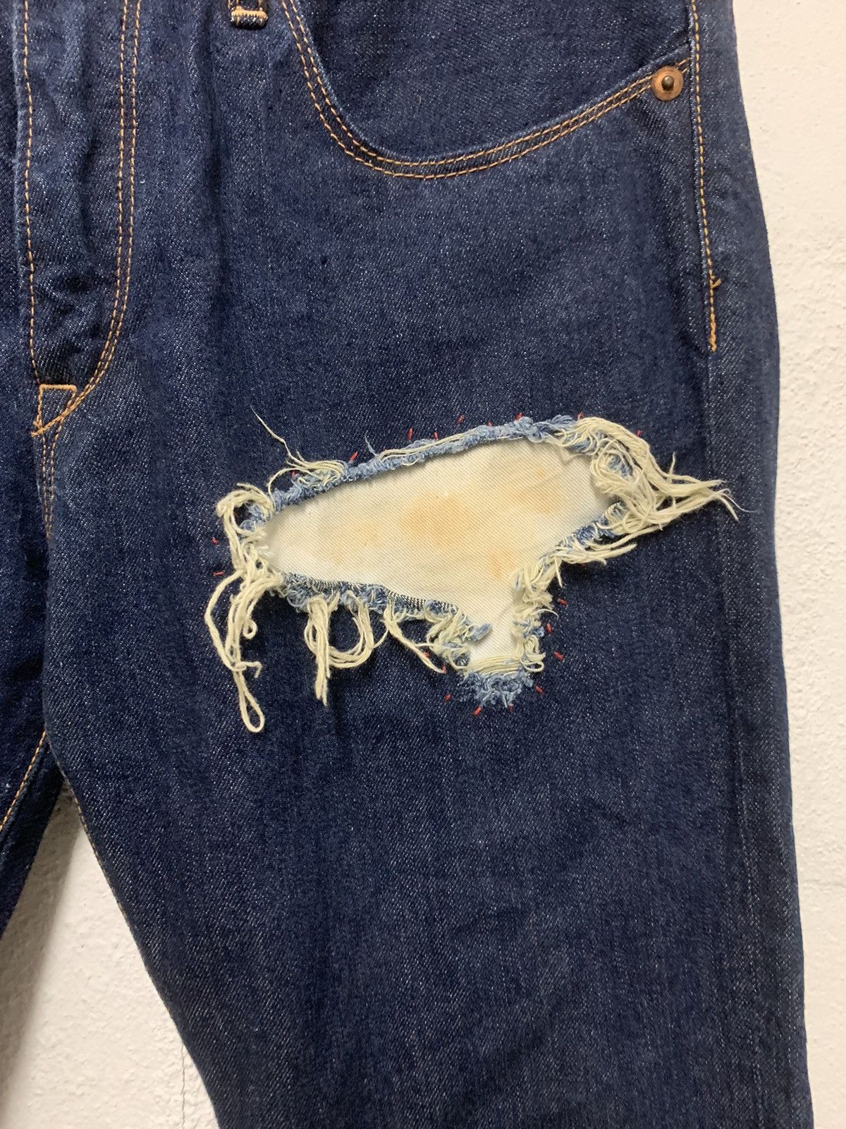 Japanese Brand × Jean Punk ripped zipper leg denim Size 30" / US 8 / IT 44 - 7 Thumbnail