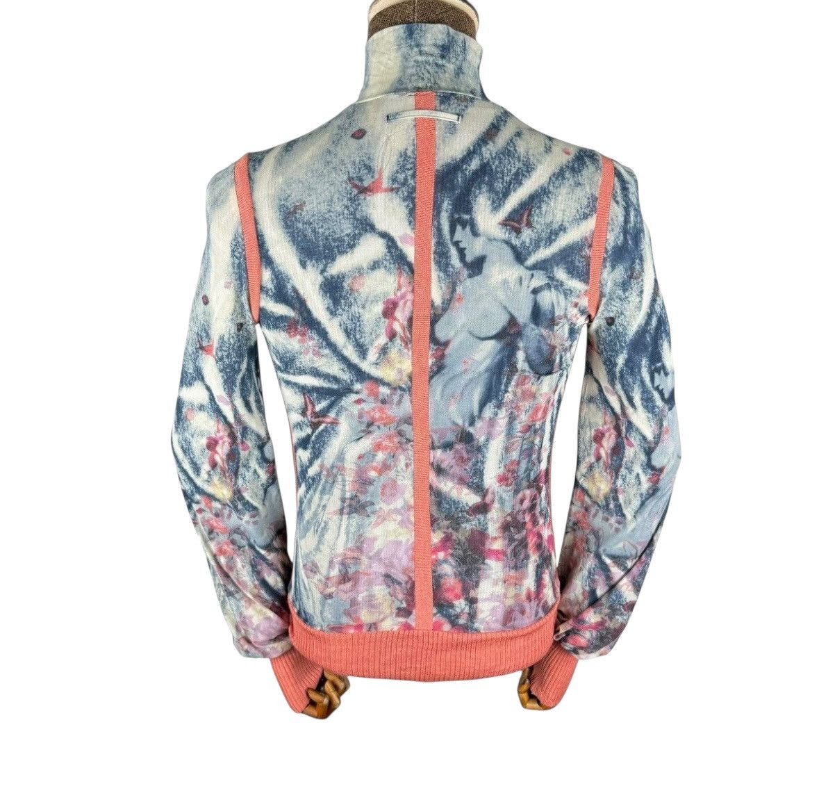 Jean Paul Gaultier ☀️JEAN PAUL GAULTIER FEMME TURTLE NECK ZIP SWEATER Size S / US 4 / IT 40 - 4 Thumbnail