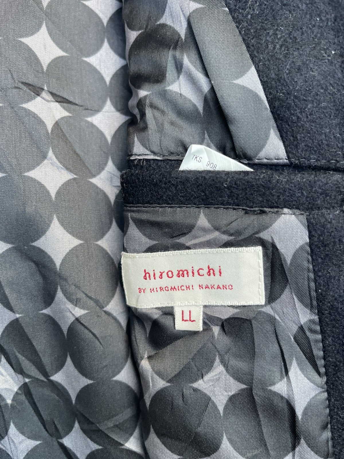 Japanese Brand Hiromichi Nakano Fur Collar Jacket Rare Japanese Style Size US S / EU 44-46 / 1 - 3 Thumbnail