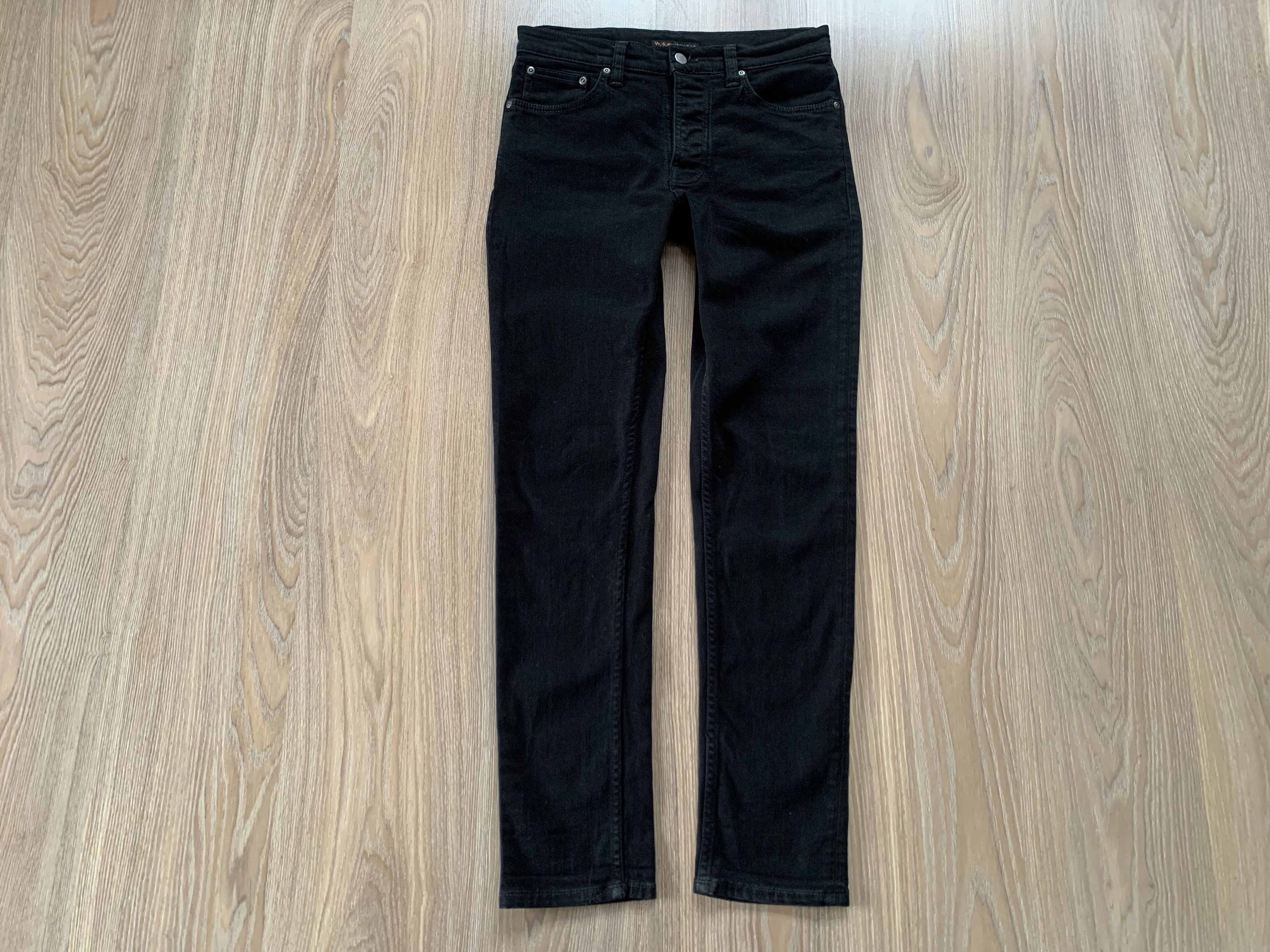 Nudie Jeans Mens Nudie Jeans Co Black Stretch Jeans Size US 30 / EU 46 - 2 Thumbnail