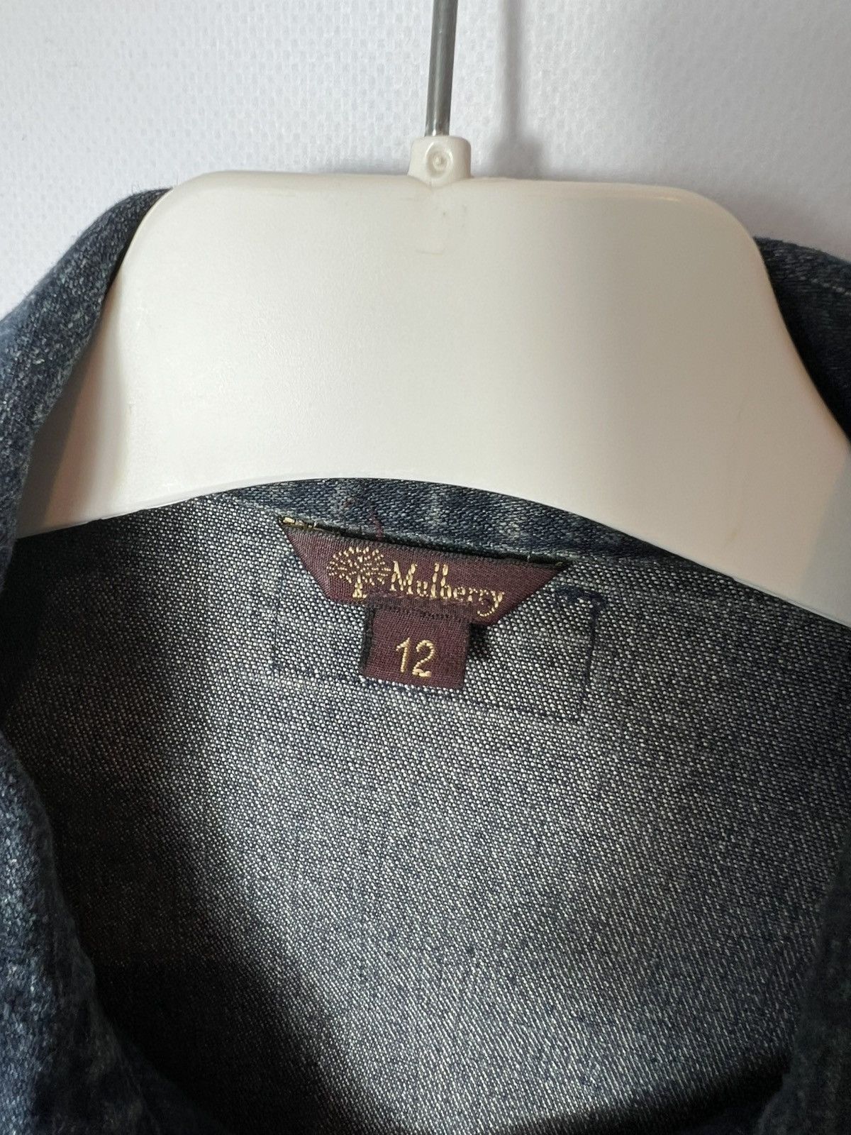 Mulberry Vintage luxury 90s y2k Mulberry Denim Jacket Size UK 12 Size M / US 6-8 / IT 42-44 - 12 Thumbnail