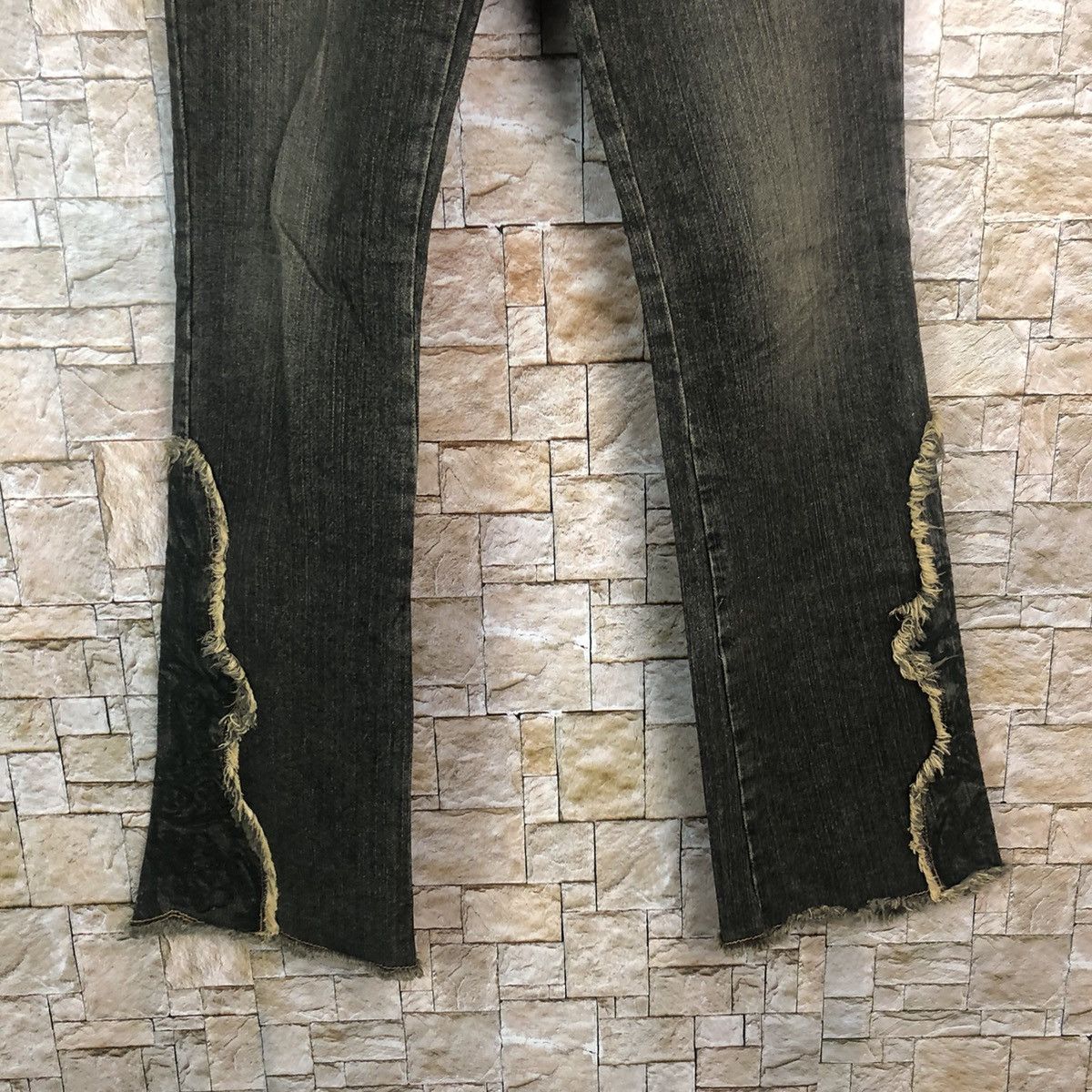 Japanese Brand VivaYou Black ripped distressed Denim Pants #A652 Size 28" / US 6 / IT 42 - 7 Thumbnail