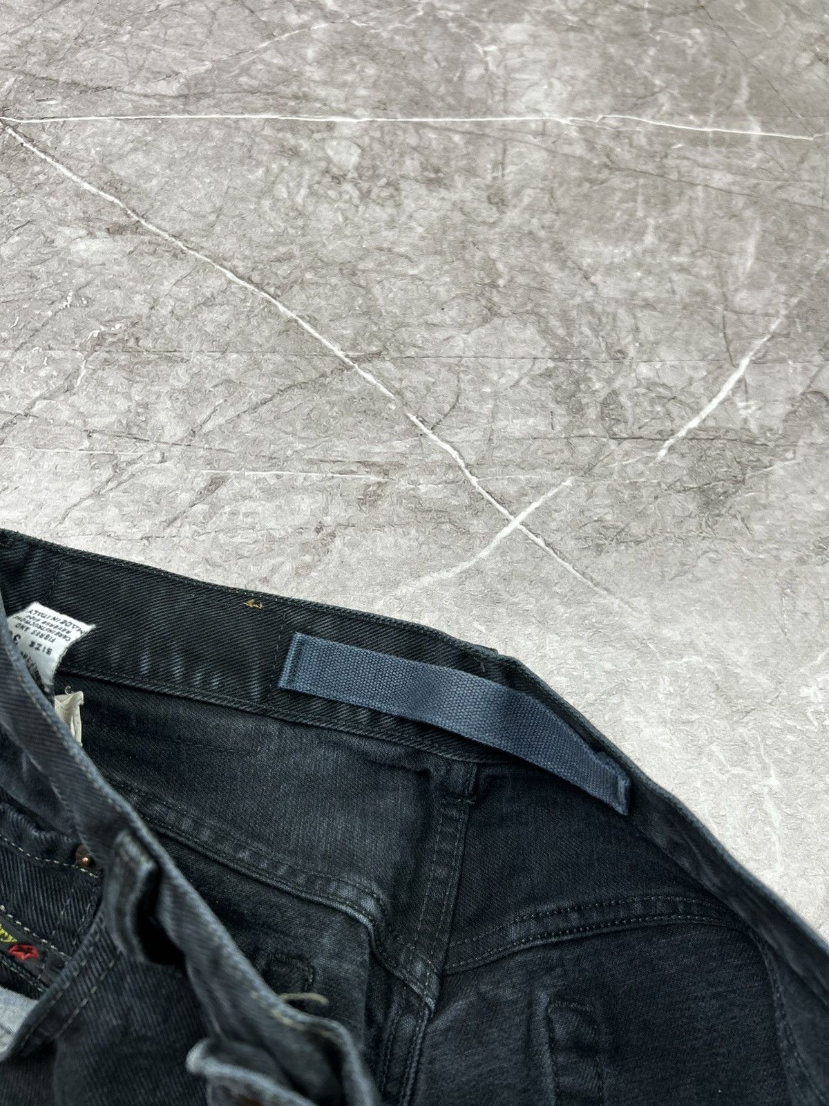 Diesel Pants Diesel Vintage Black Jeans Denim Luxury Y2k Baggy Fit Size US 30 / EU 46 - 10 Thumbnail