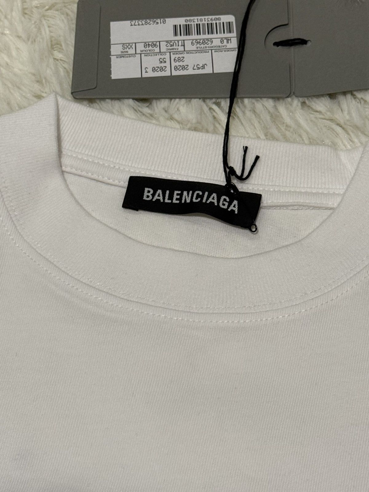 Balenciaga Balenciaga white t shirt Size US XXS / EU 40 - 4 Thumbnail
