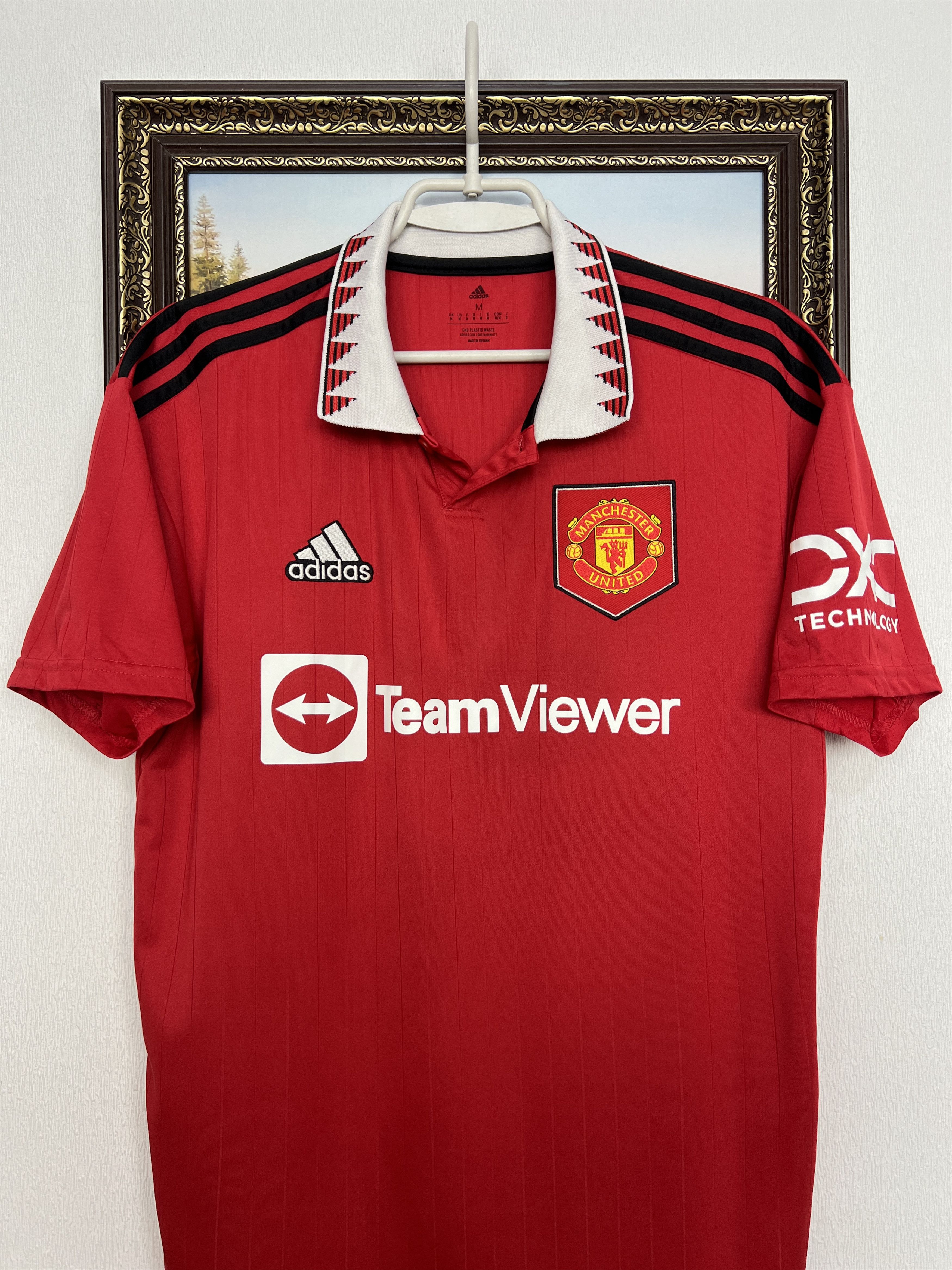 Adidas Manchester United Home football shirt Soccer Jersey Trikot Size US M / EU 48-50 / 2 - 2 Thumbnail