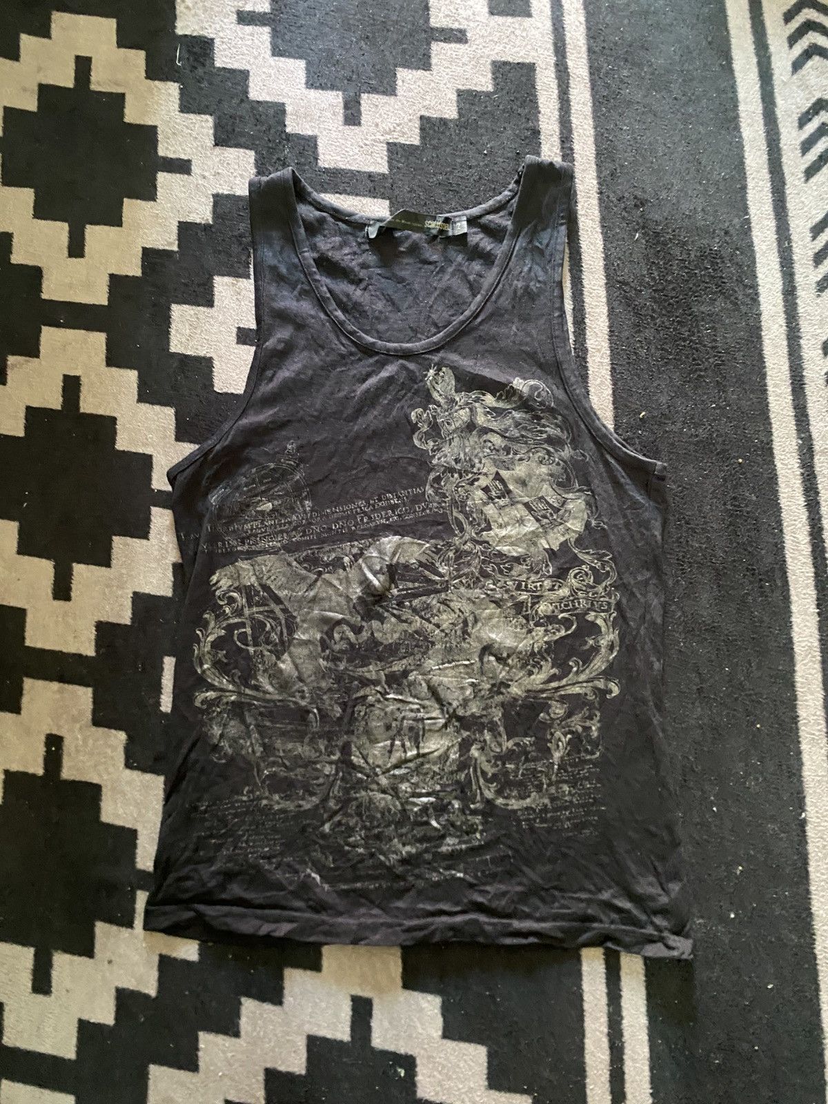 Schlussel 2000s Schlussel poem punk vkei tanktop Size US M / EU 48-50 / 2 - 1 Thumbnail