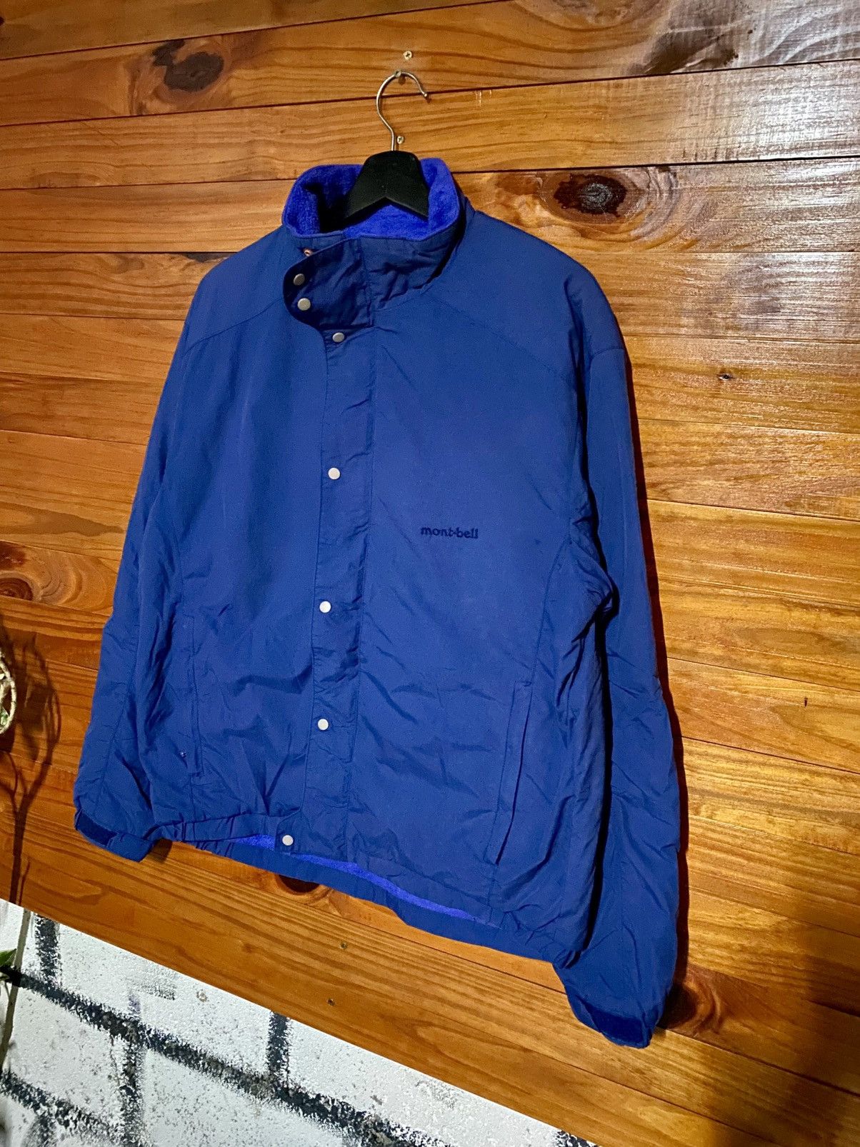 Montbell Vintage Montbell Polartec Fleece-Lined Nylon Jacket – Blue Size US M / EU 48-50 / 2 - 4 Thumbnail