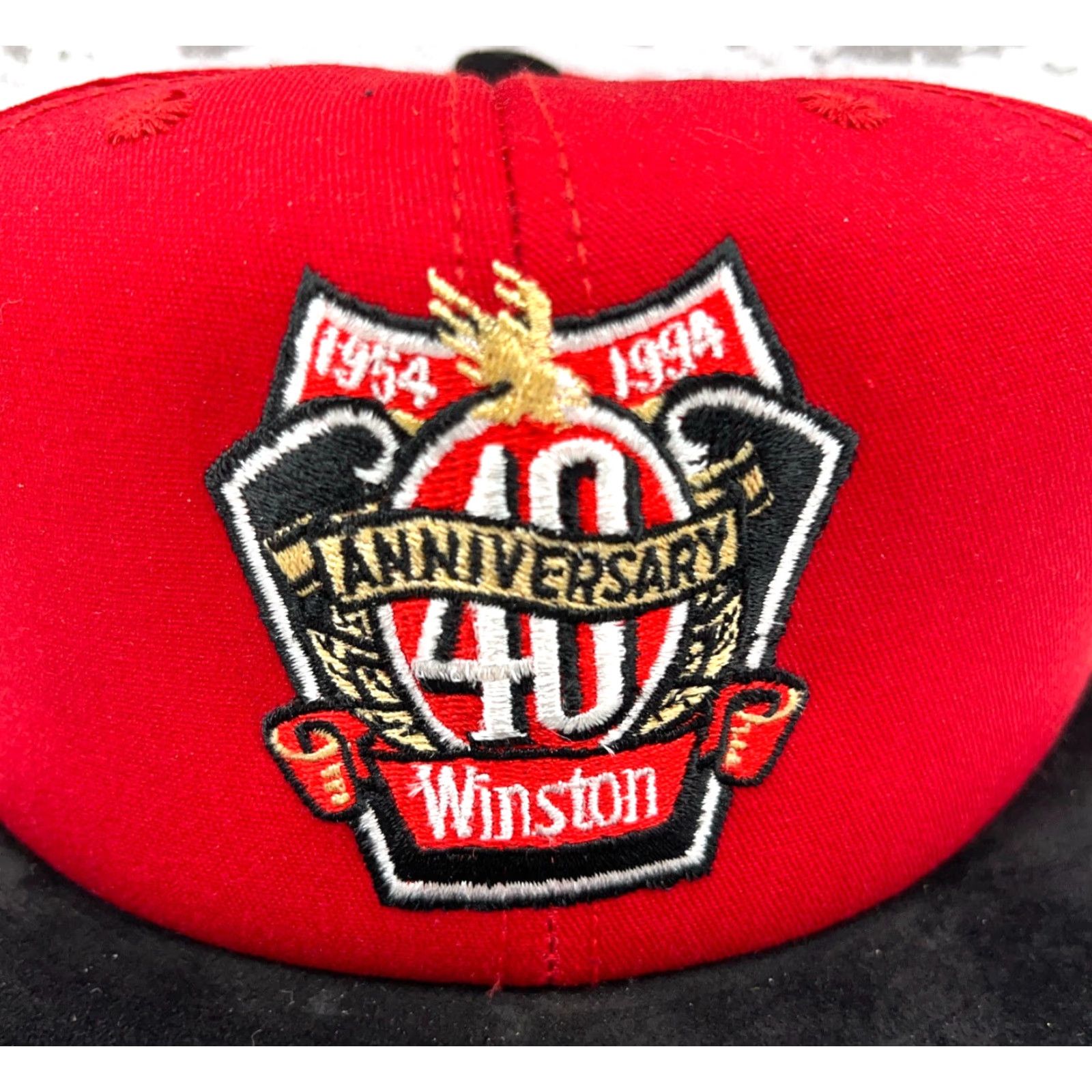 Vintage VINTAGE Stylemaster Hat Cap Snapback Red 90s 80s American Classic Retro Advertising Adjustable Lightweight Cotton Twill Mens Cap Snapback Size ONE SIZE - 3 Thumbnail