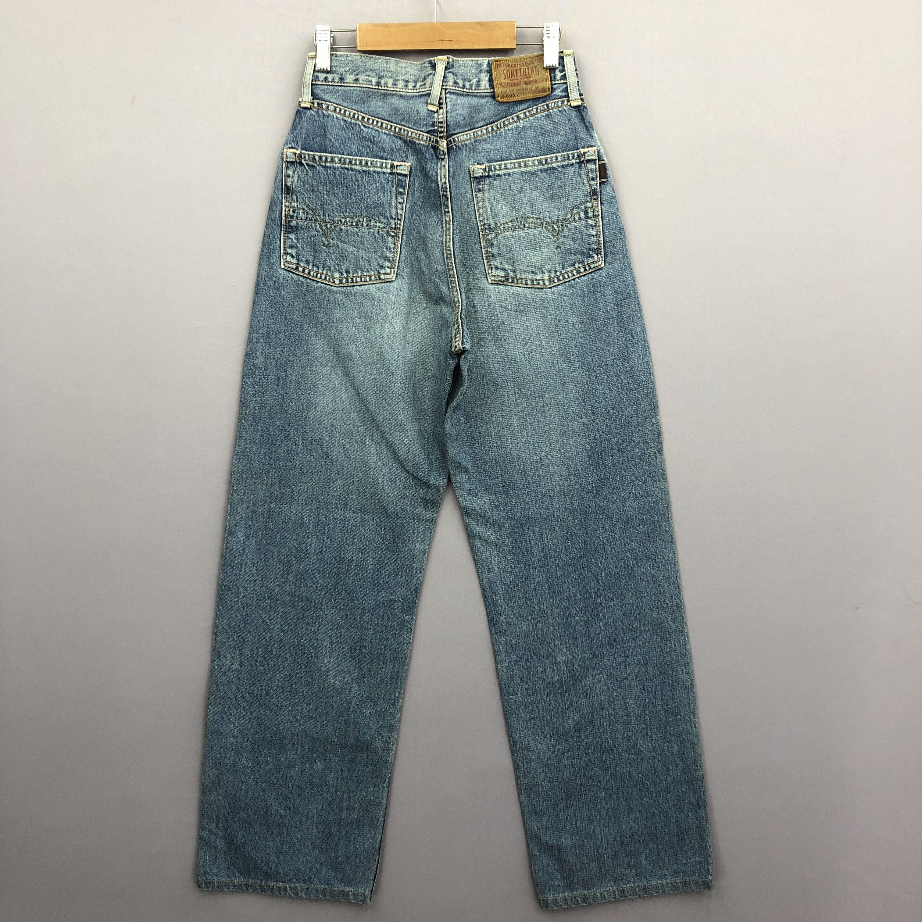 Edwin 90s Edwin 505Z Selvedge Redline Faded Light Wash Jeans Denim Size 22" - 2 Thumbnail