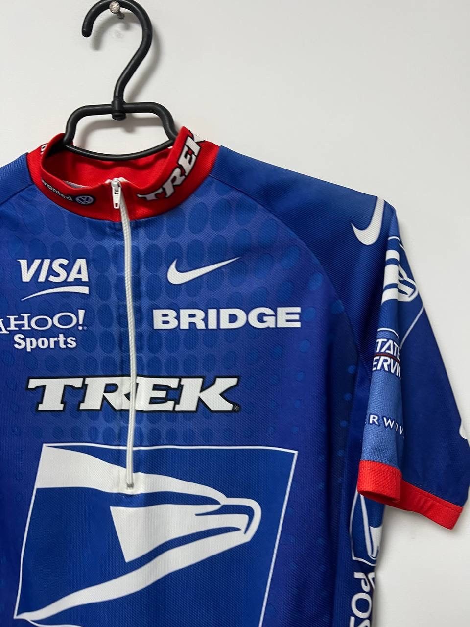 Nike Vintage USPS Trek Nike Cycling Jersey Tour Racing Bicycle S Size US S / EU 44-46 / 1 - 8 Thumbnail
