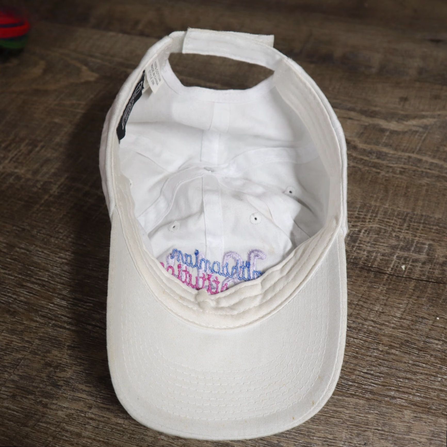 Vintage SMITHSONIAN Institution White Adult Adjustable Baseball Hat Cap Strapback Size ONE SIZE - 6 Thumbnail