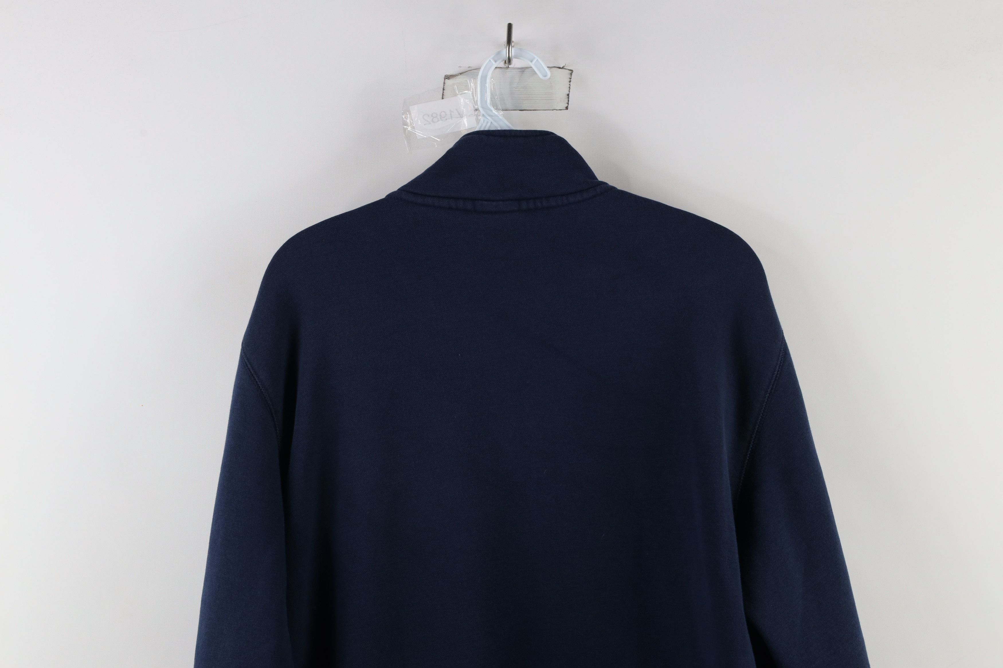 Nike × Vintage Vintage Nike Swoosh University Michigan Half Zip Sweatshirt Size US L / EU 52-54 / 3 - 13 Thumbnail
