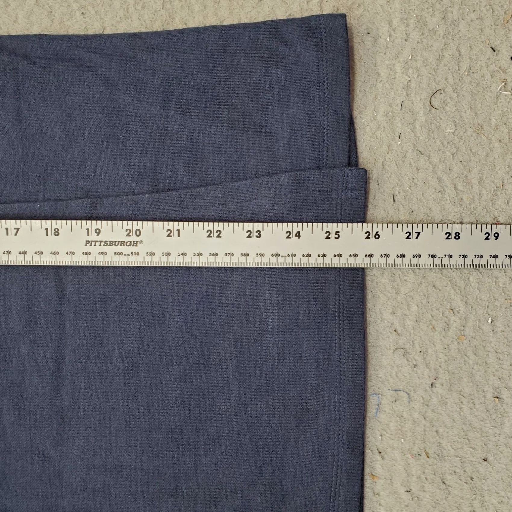 Vintage Russ Wrap Skirts Women XL Blue Short Length Buckle Adjustable Elastic Waist - Cotton, Casual, Outdoor, 90s? Size 40" / US 18 - 4 Thumbnail