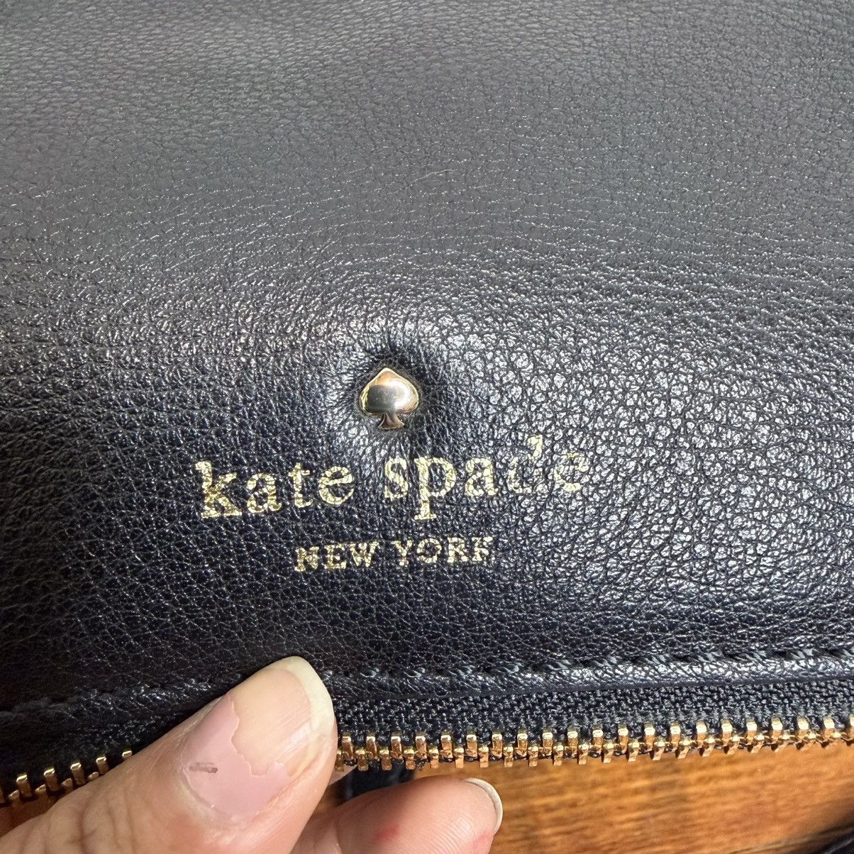 Kate Spade kate spade Black Polka Dot Fold-Over Crossbody Size ONE SIZE - 2 Thumbnail