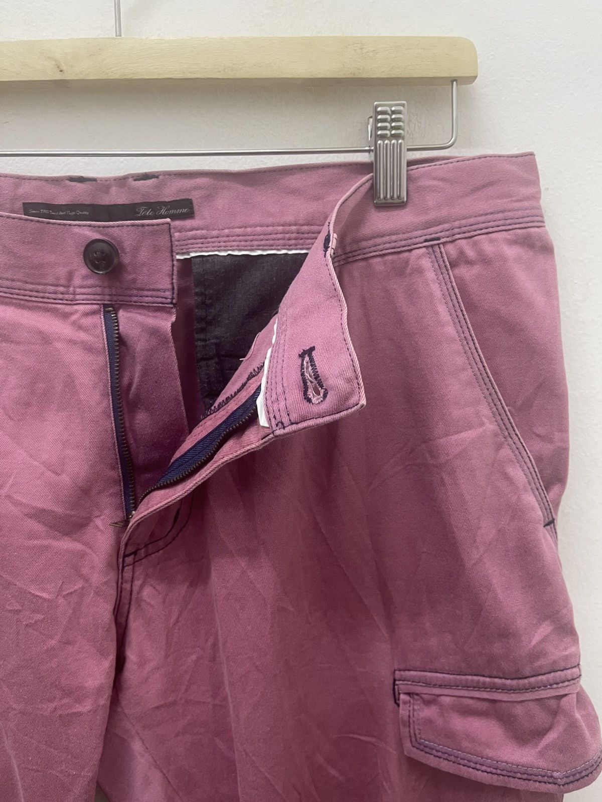 Tete Homme Rare Vintage TETE HOMME Multi Pockets 3q Pant Size US 34 / EU 50 - 7 Thumbnail