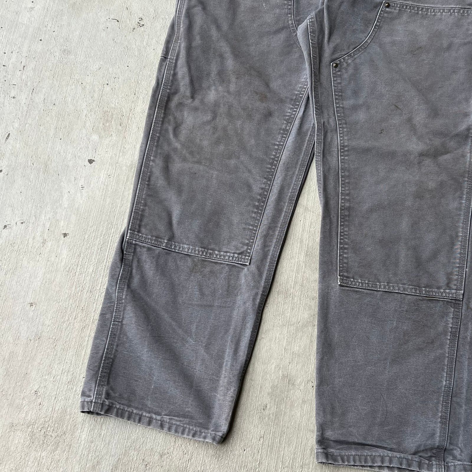 Carhartt × Vintage Carhartt gray double knee work wear carpenter pants Size US 34 / EU 50 - 3 Thumbnail