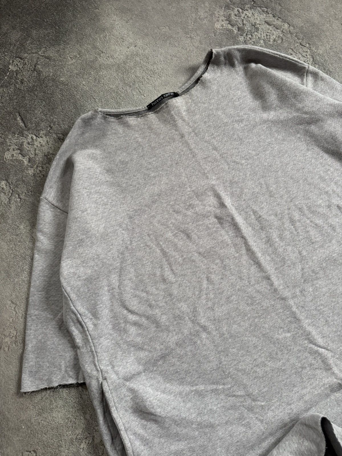 hannes roether Hannes Roether S/size gray relaxed oversized long dress knit Size S / US 4 / IT 40 - 2 Thumbnail