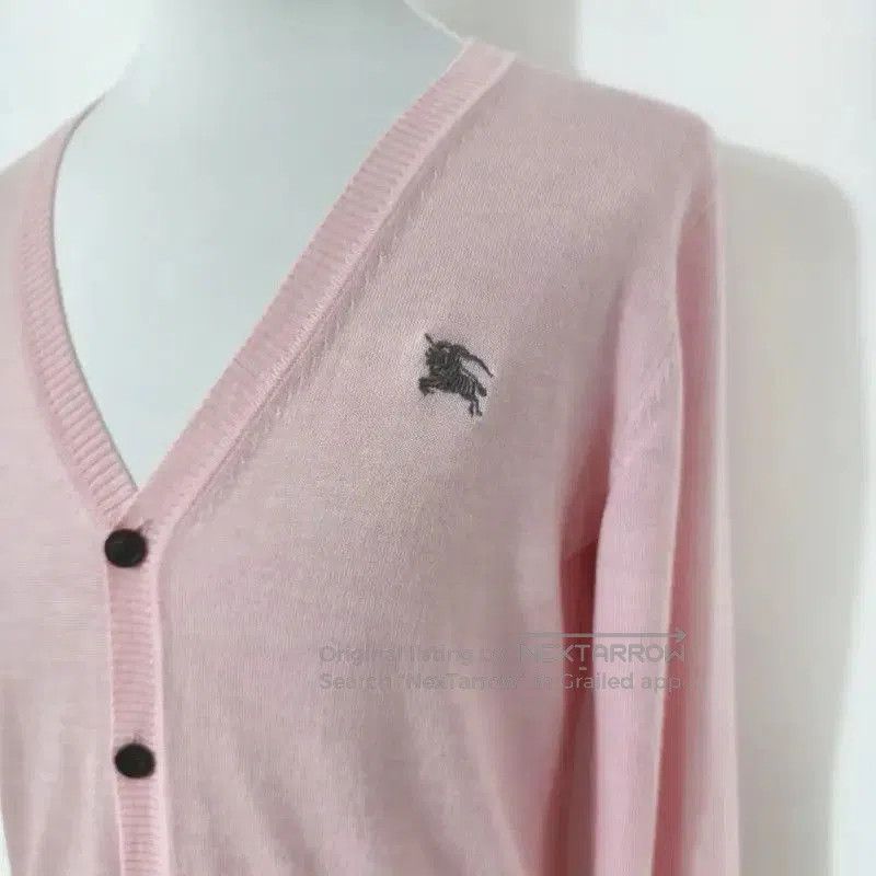 Burberry Burberry Pink Wool Men's Cardigan. Size US S / EU 44-46 / 1 - 2 Thumbnail