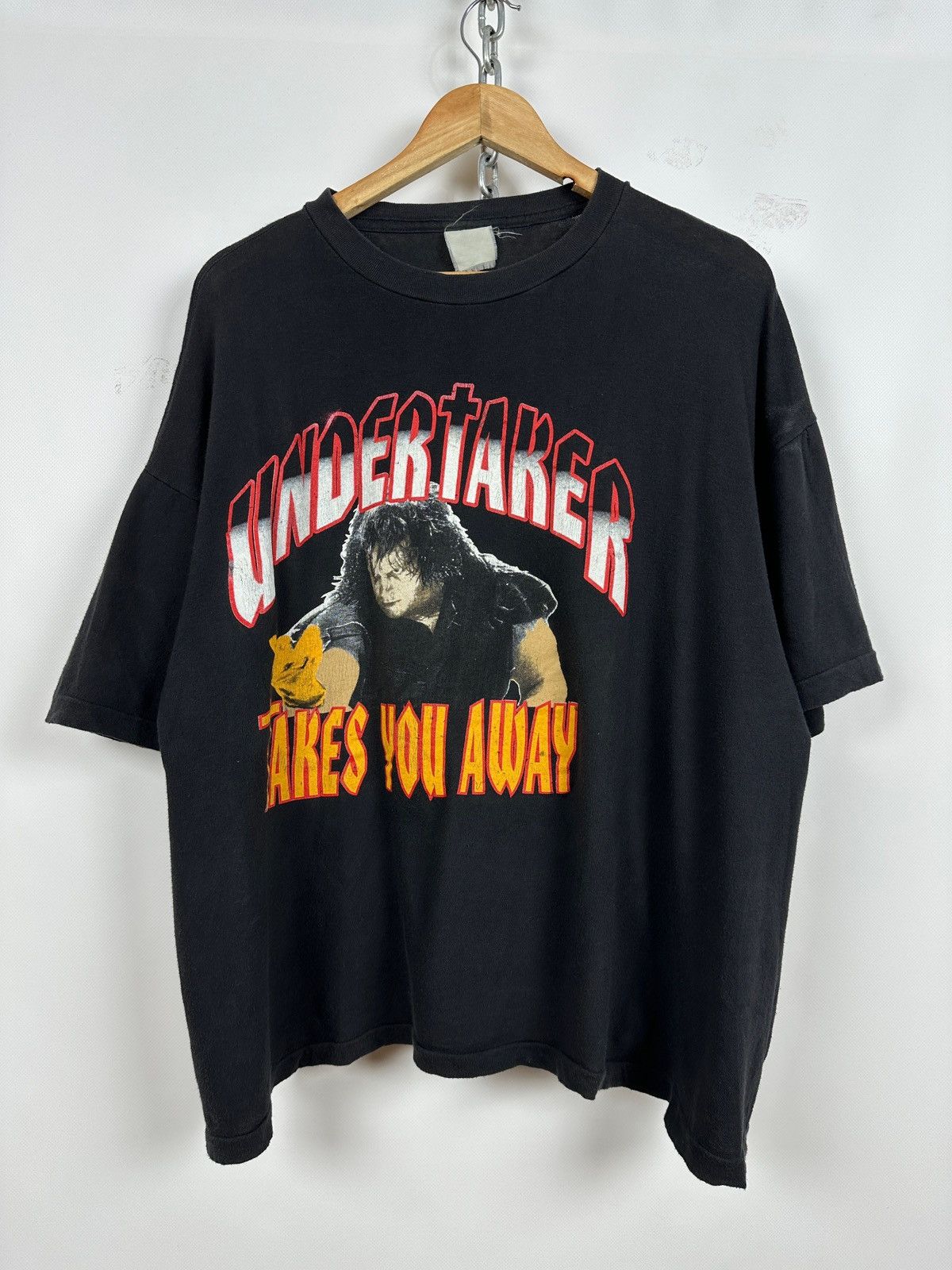 Vintage Vintage Undertaker Takes You Away WWE Wrestling T-Shirt Size US XXL / EU 58 / 5 - 1 Thumbnail
