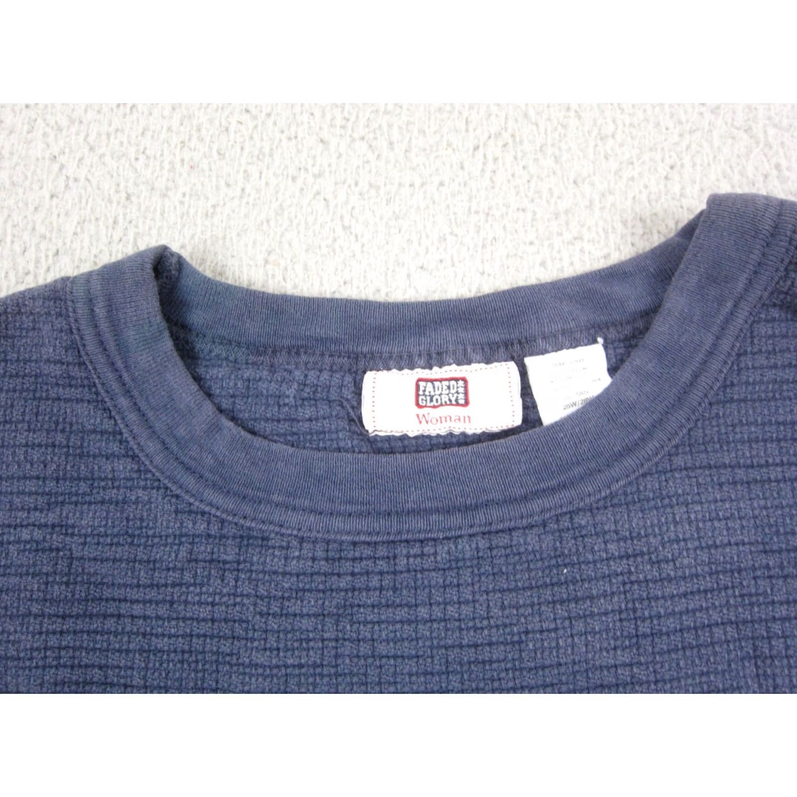 Faded Glory VINTAGE Faded Glory Bear Sweatshirt Womens Plus 26W/28W Blue Attitude USA Made 90s Classic Size 4XL / US 24-26 - 5 Thumbnail