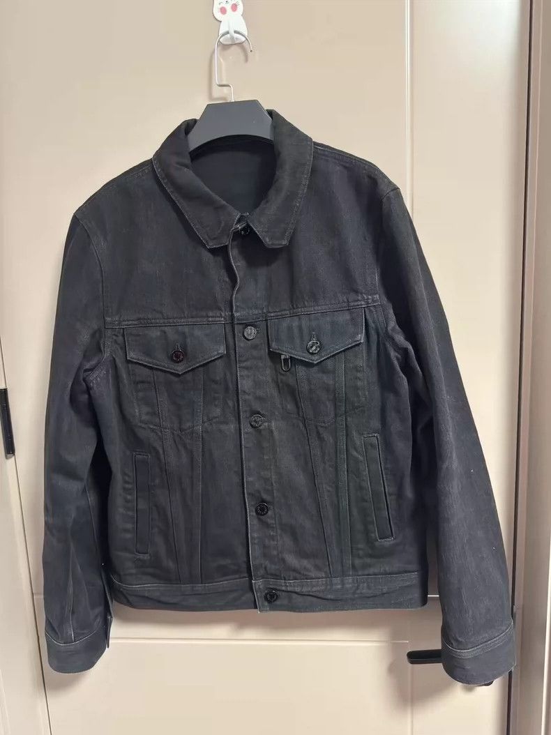 Louis Vuitton Louis Vuitton Black washed denim jacket Size US M / EU 48-50 / 2 - 1 Thumbnail