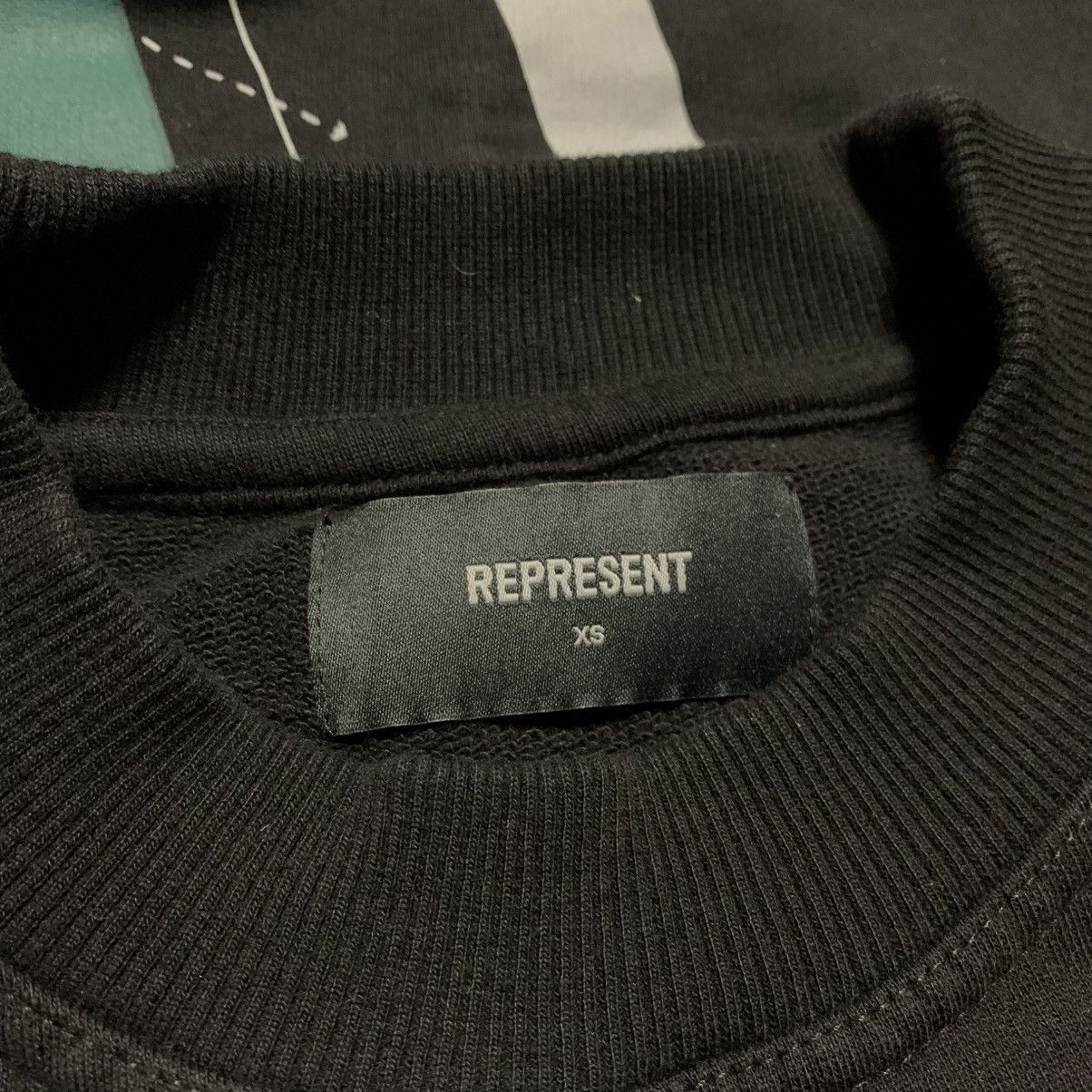 Represent Clo. Represent XS Initial Assembly Black Sweatshirt Crewneck Size US XS / EU 42 / 0 - 4 Thumbnail