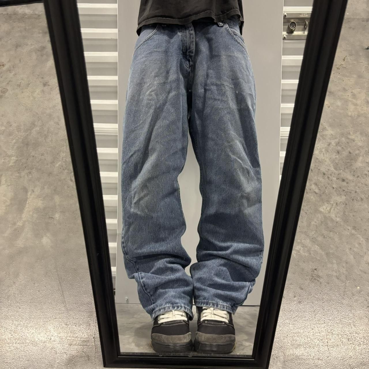 Japanese Brand × Vintage Crazy Vintage Y2K/2000s Grunge Medium Wash Essential Denim Jeans! Size US 32 / EU 48 - 1 Thumbnail