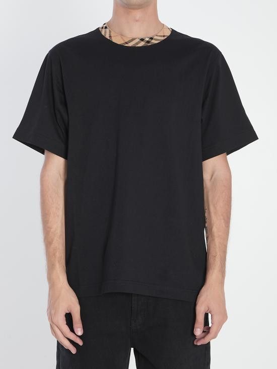 Burberry BURBERRY Men T-Shirts 8110101 BLACK Size US L / EU 52-54 / 3 - 1 Thumbnail