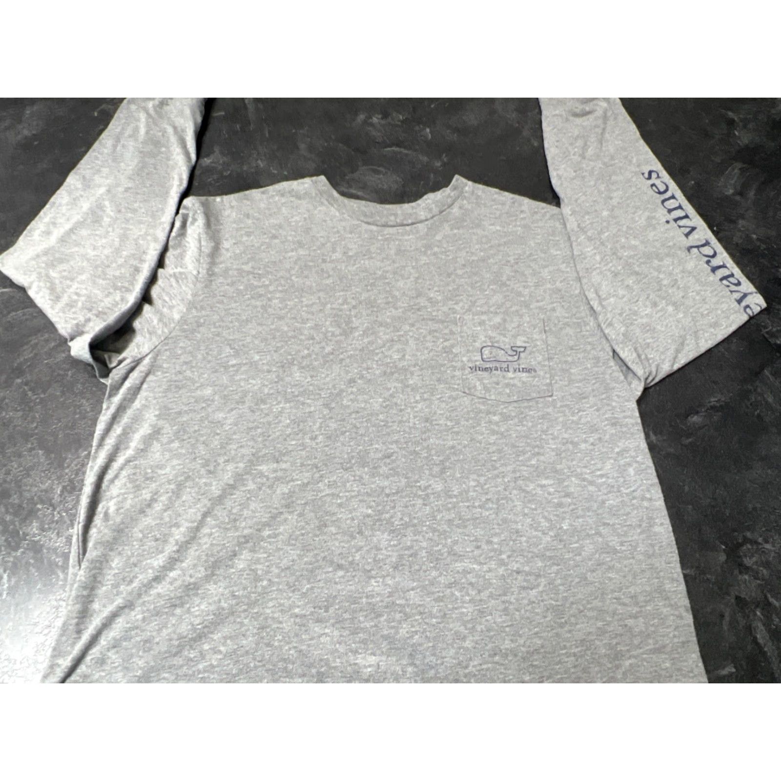 Vineyard Vines Vineyard Vines Men's Long Sleeve T-Shirt Size Large Gray Blue Regular Fit Classic 2010s Size US L / EU 52-54 / 3 - 2 Thumbnail