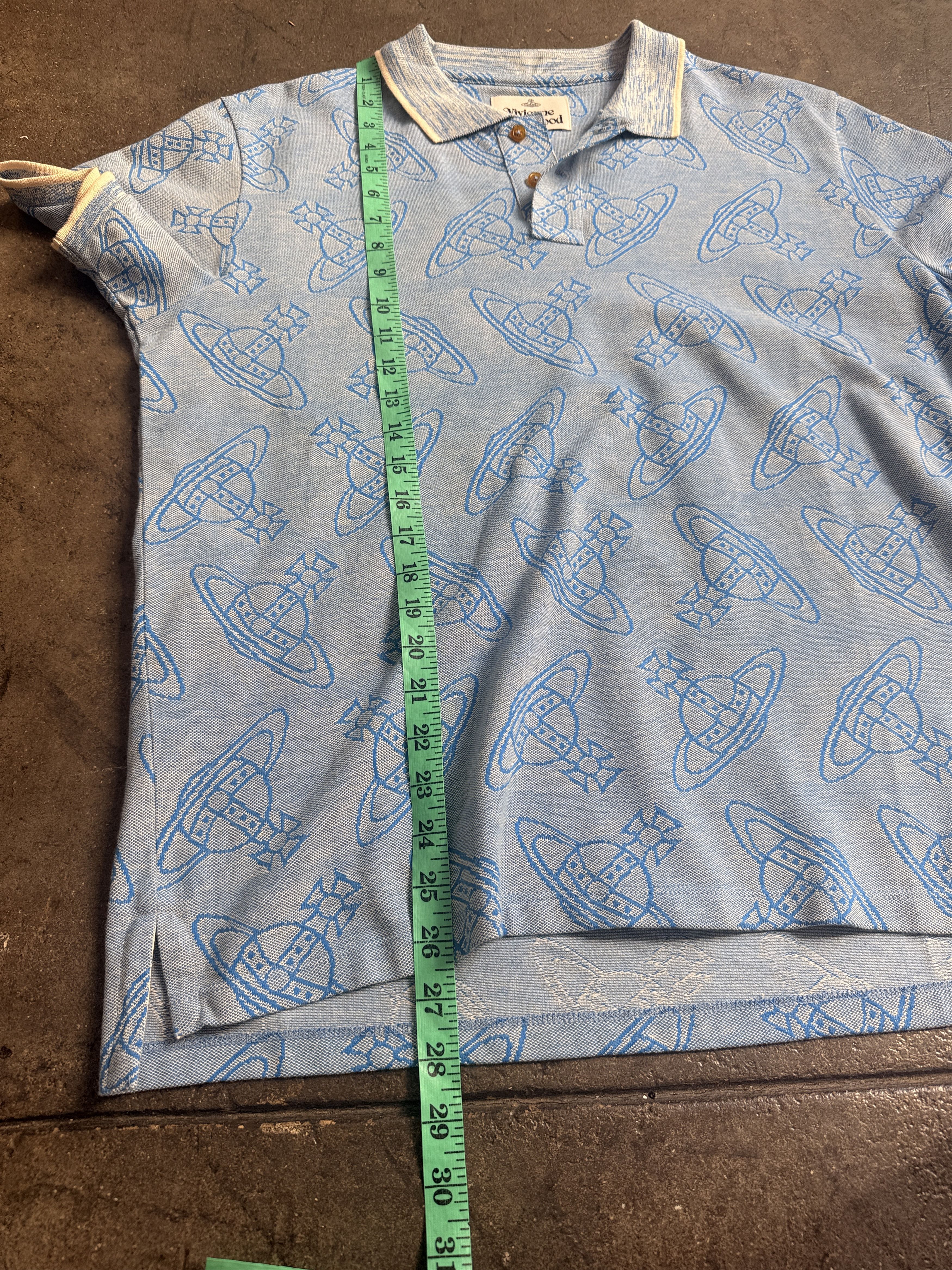 Vivienne Westwood Brand New Polo w/ All over Orb Print Size US L / EU 52-54 / 3 - 6 Thumbnail