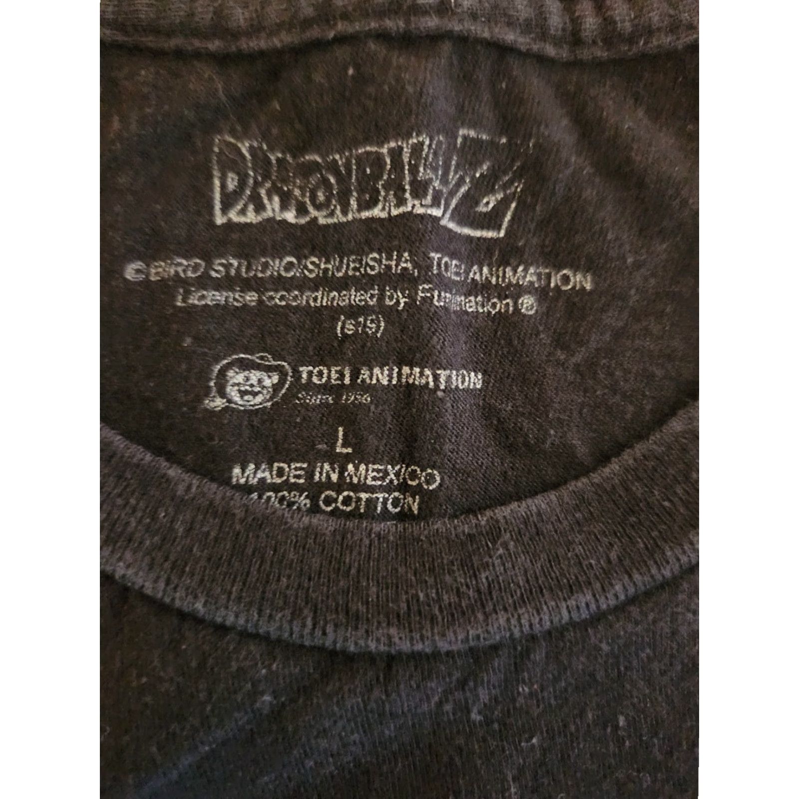 Vintage Dragon Ball Z T-Shirt Men Large Son Goku Black Short Sleeve Crew Neck Cotton"} Size US L / EU 52-54 / 3 - 2 Thumbnail