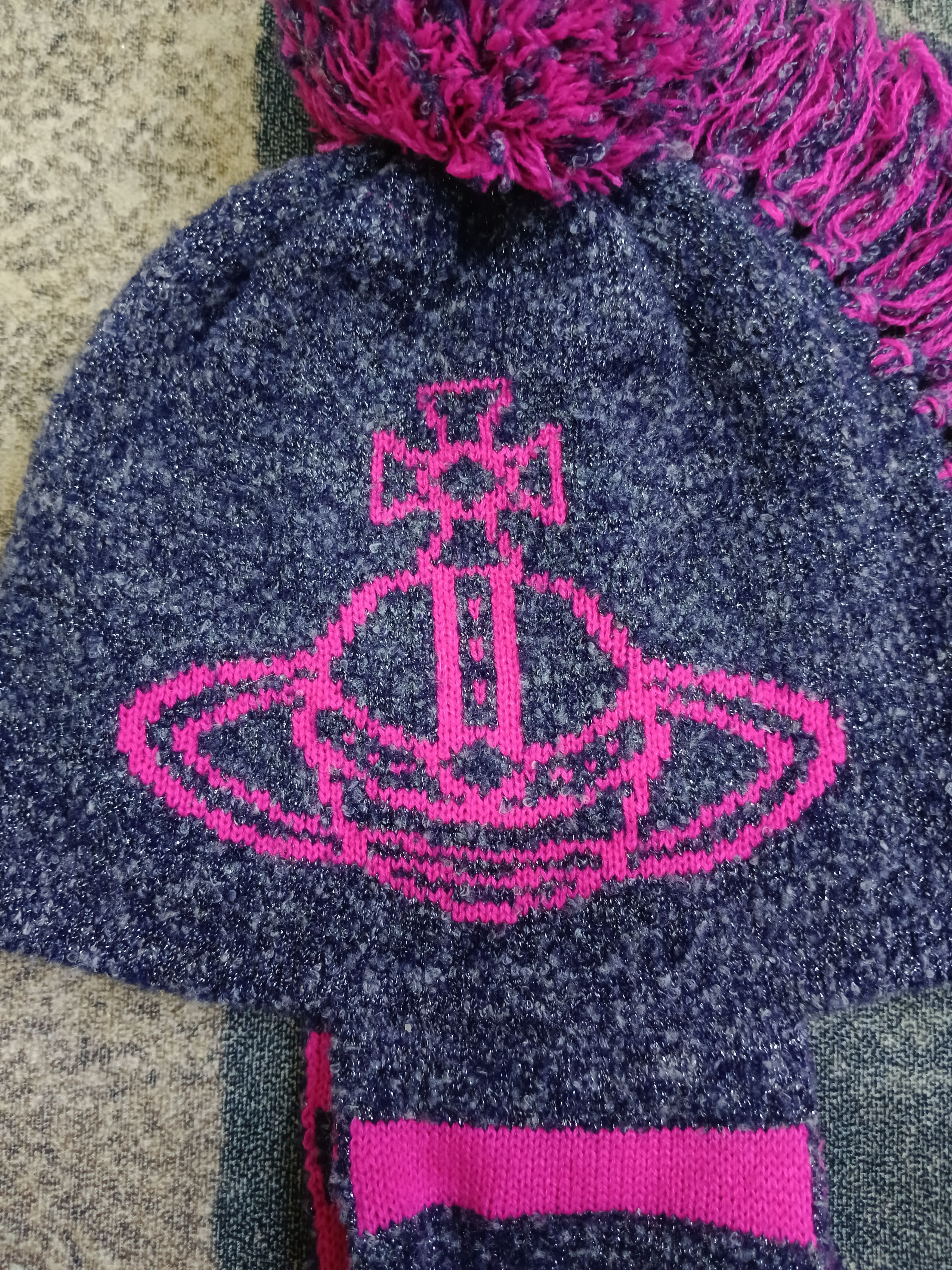 Vivienne Westwood VERY RARE🔥VIVIENNE WESTWOOD MOHAWK BEANIE EARFLAP Size ONE SIZE - 8 Thumbnail