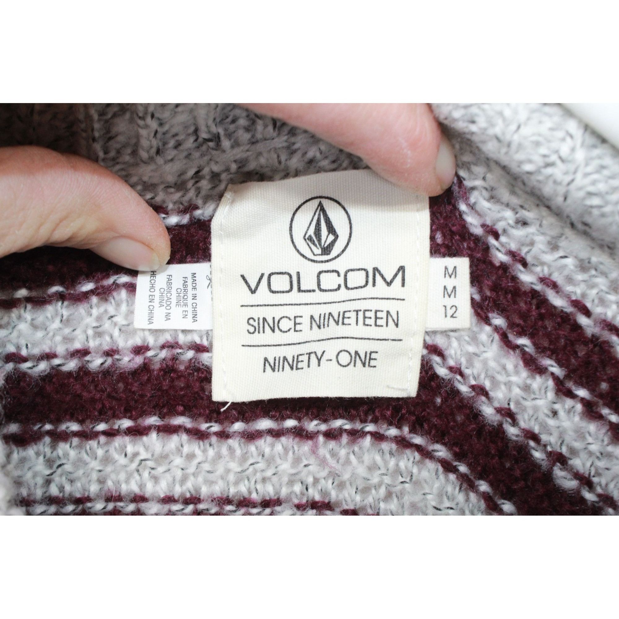 Volcom Volcom Women's Cold Daze Short Sweater Dress Striped Size M / US 6-8 / IT 42-44 - 7 Thumbnail