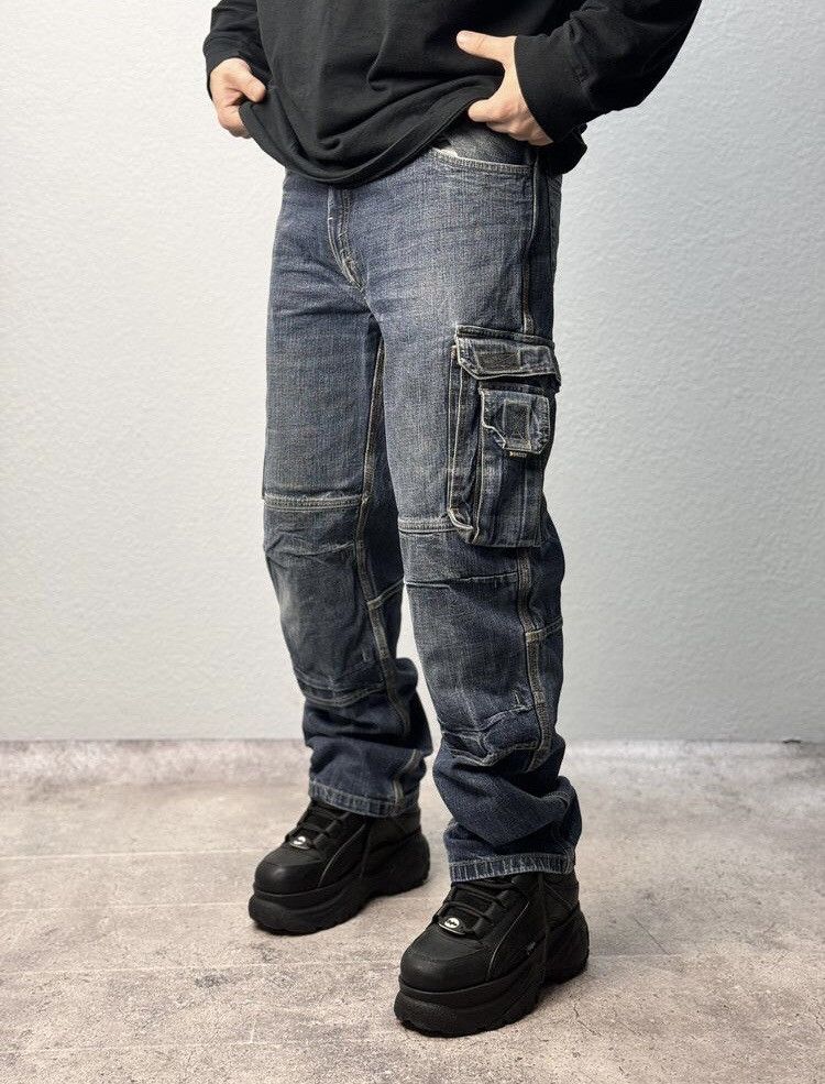If Six Was Nine VTG Yohji Yamamoto Junya Watanabe Style Cargo Bondage Pants Size US 32 / EU 48 - 1 Thumbnail