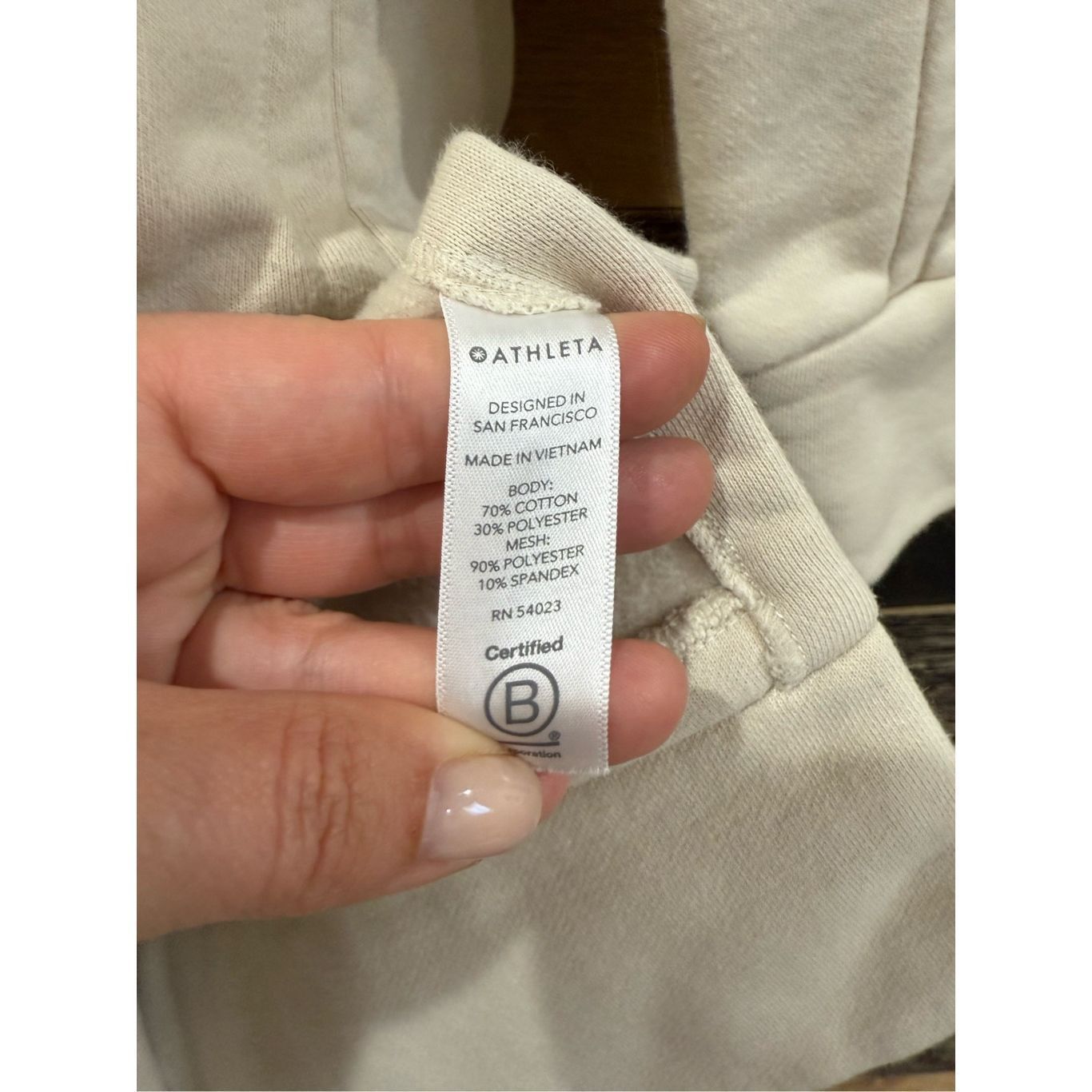Athleta Athleta Duster Sweatshirt Hooded Coat Jacket Fleece Cream Wo Size XS / US 0-2 / IT 36-38 - 6 Thumbnail