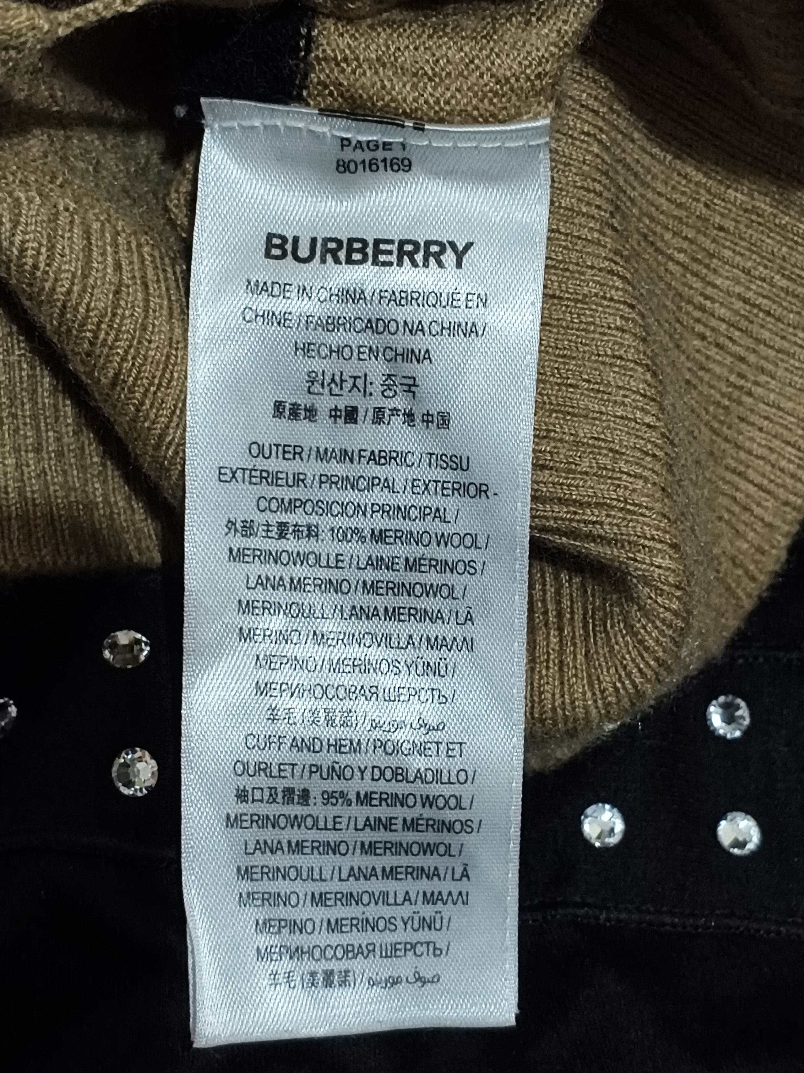 Burberry Burberry Scioto Iconic Striped merino wool cardigan Size S / US 4 / IT 40 - 14 Thumbnail