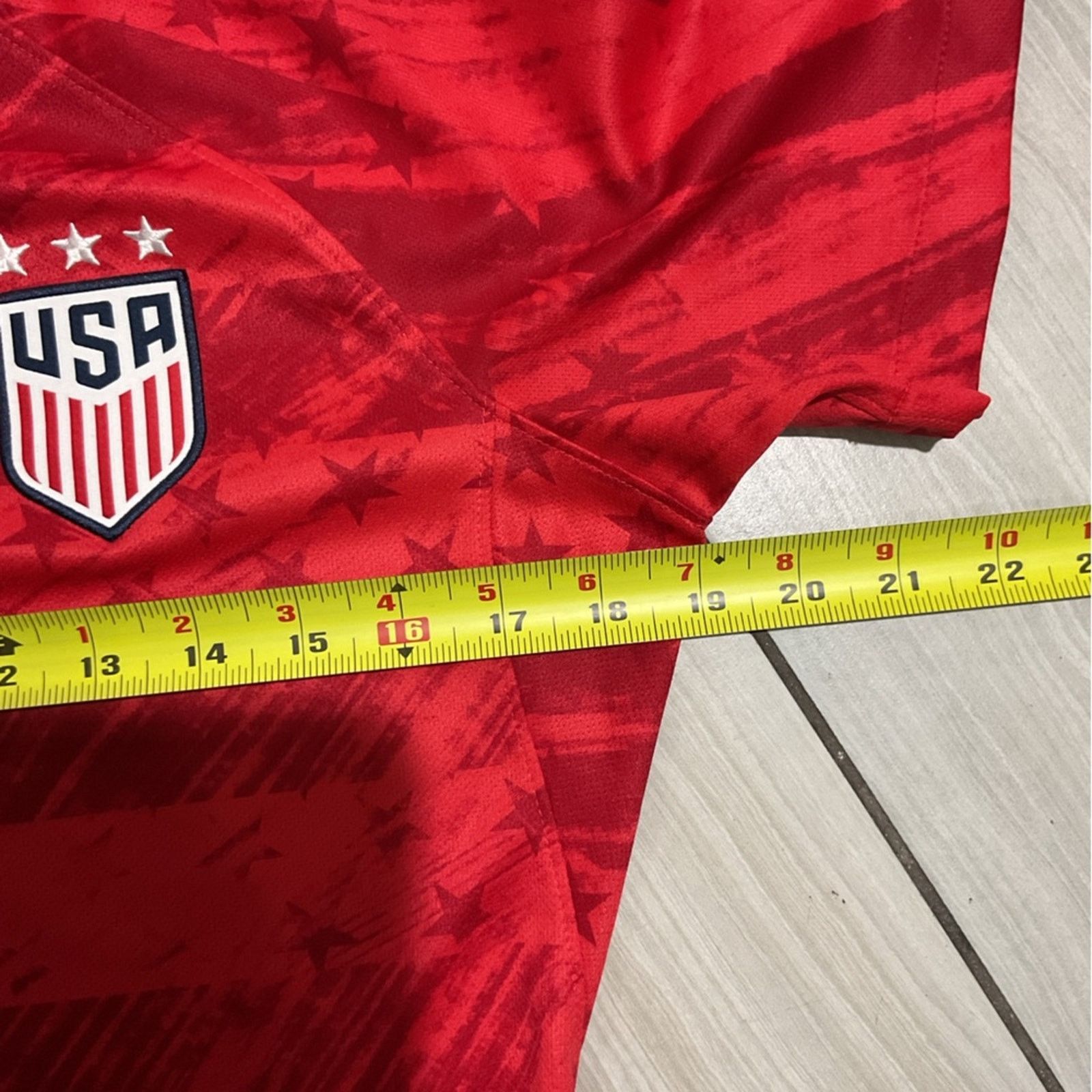 Nike 2019 USA Women’s National Team Nike Red World Cup Jersey Size S / US 4 / IT 40 - 3 Thumbnail