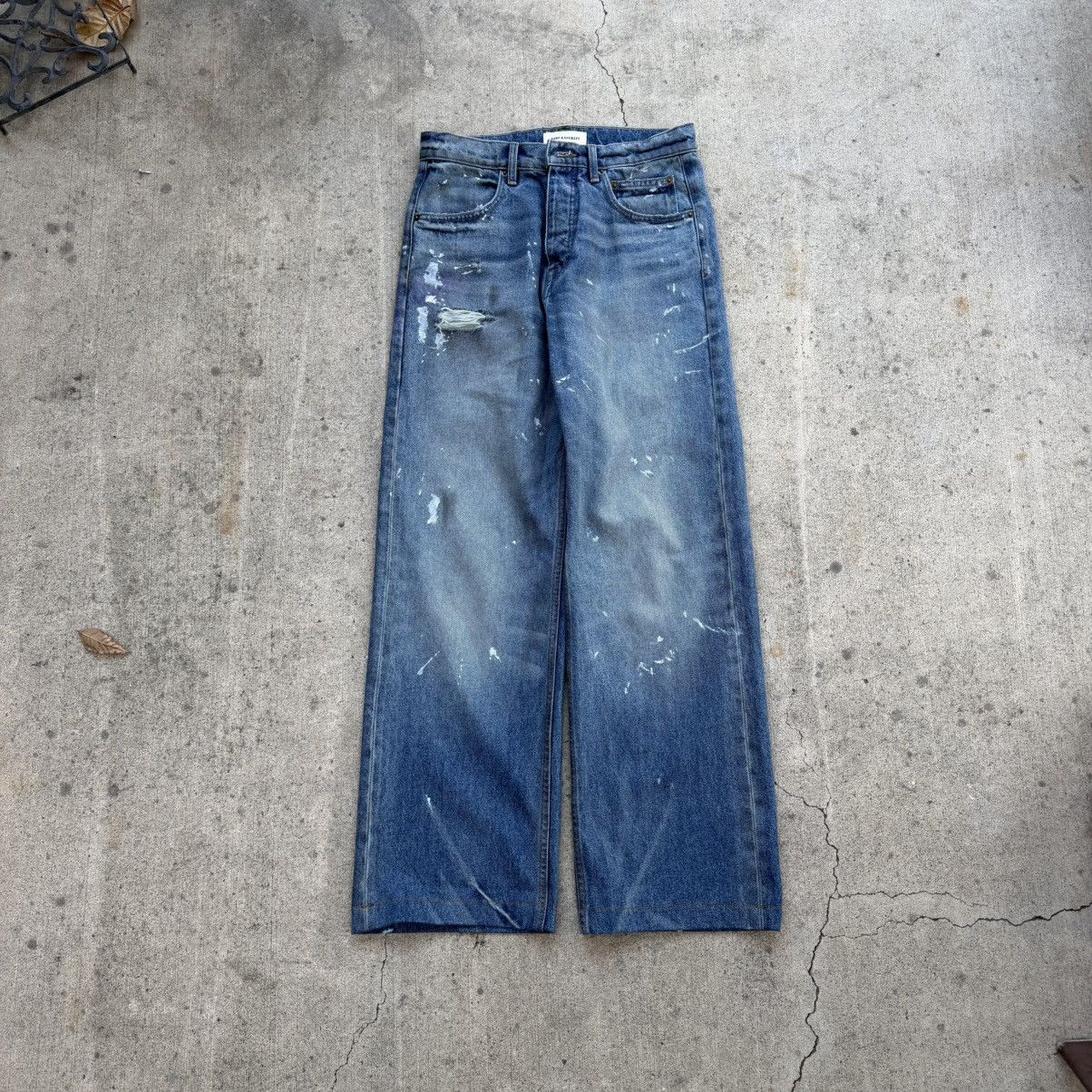 Bare Knuckles Bare Knuckles Javier wide leg Denim Size US 30 / EU 46 - 1 Thumbnail