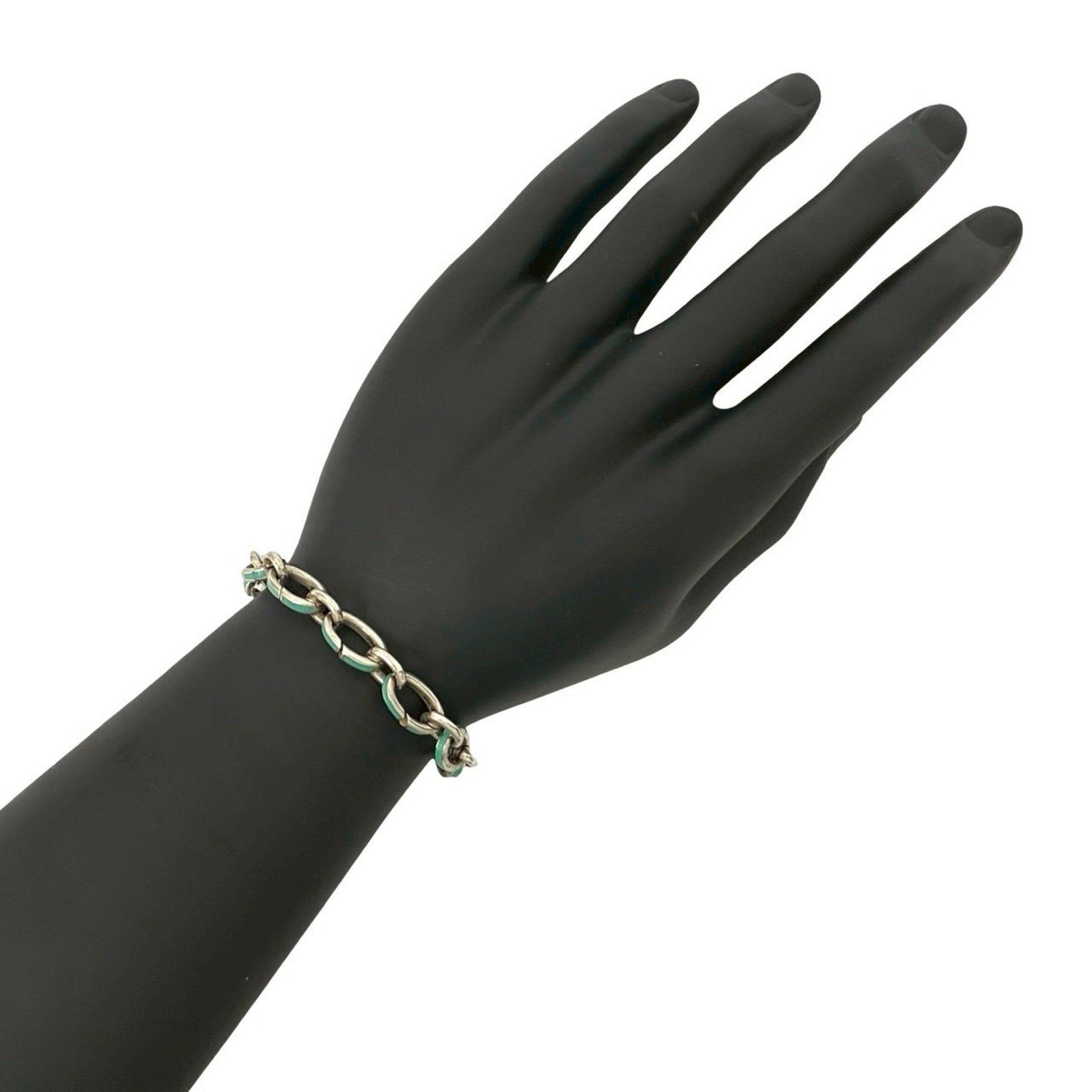 Tiffany & Co. TIFFANY & Co. Tiffany Clasping Bracelet, Silver 925 Chain Bangle, 34966 Size ONE SIZE - 1 Thumbnail