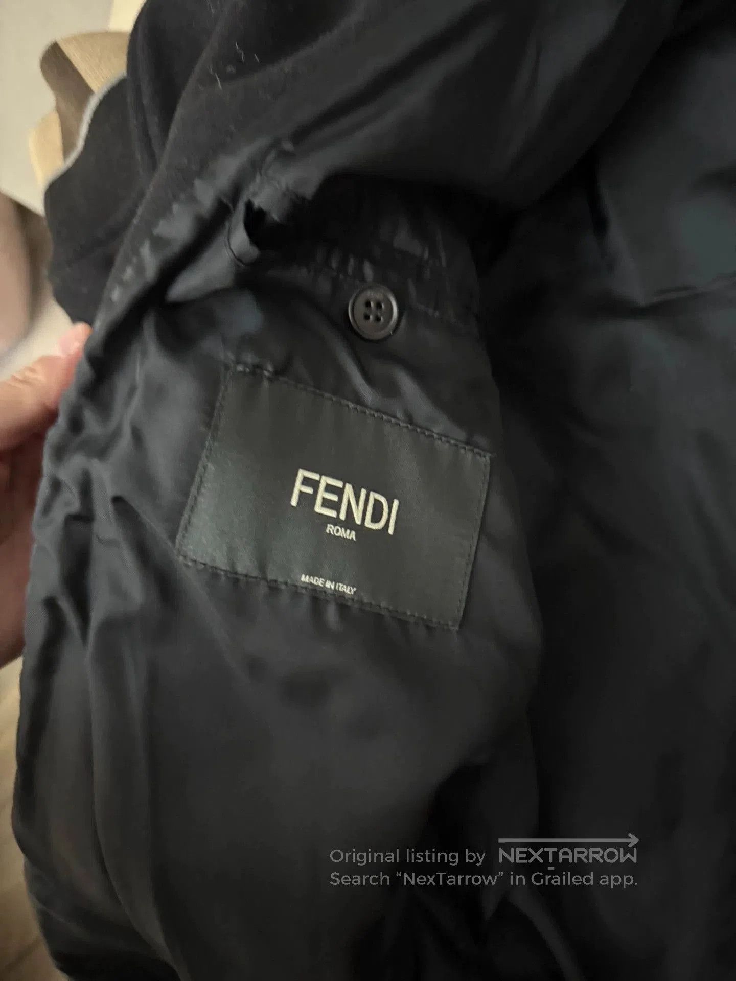 Fendi FENDI Men's Wool Jacket Size 48. Size US M / EU 48-50 / 2 - 3 Thumbnail