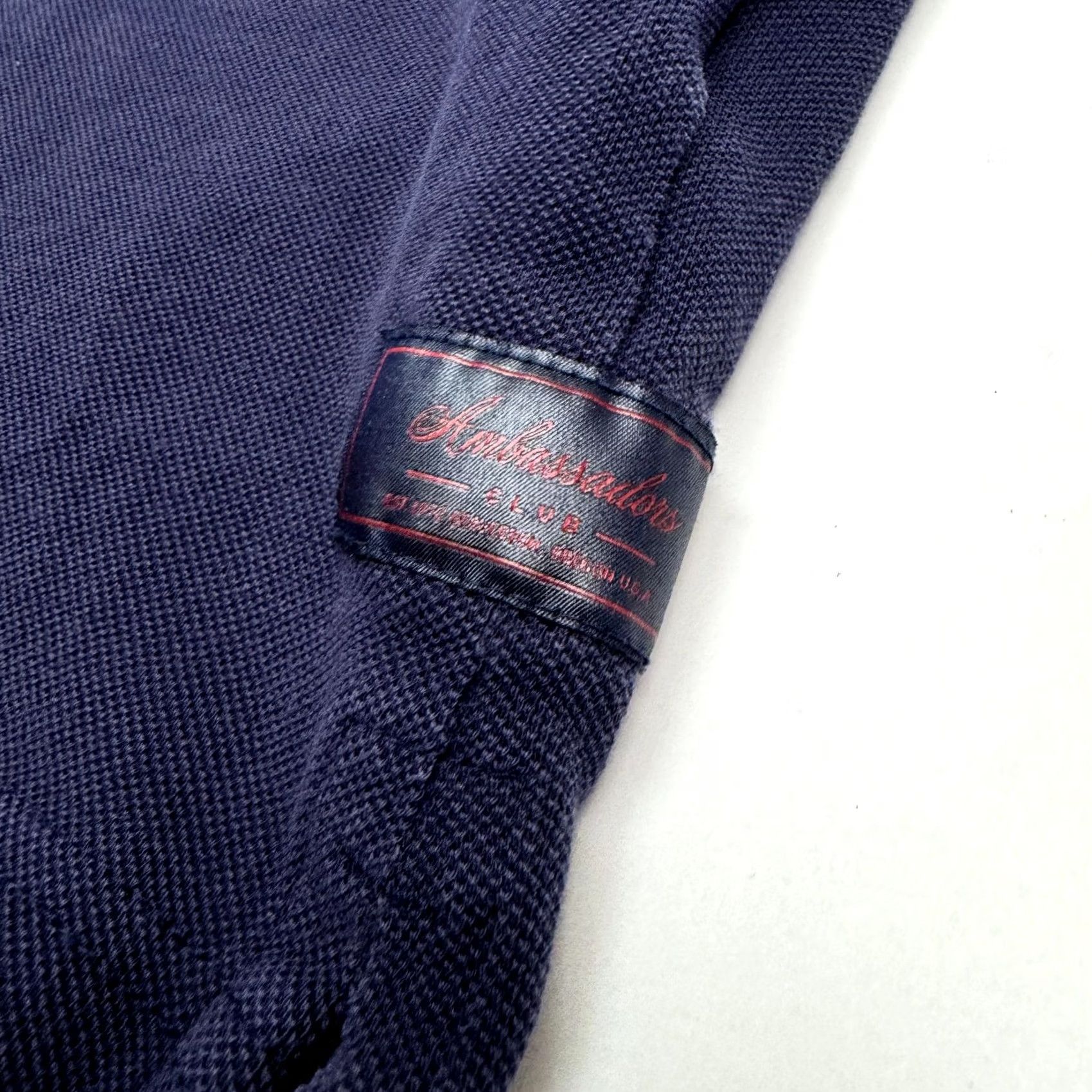 Nike NIKE Polo Men M Navy Blue Floral Checkered Tennis Polo Shirt Size US M / EU 48-50 / 2 - 2 Thumbnail
