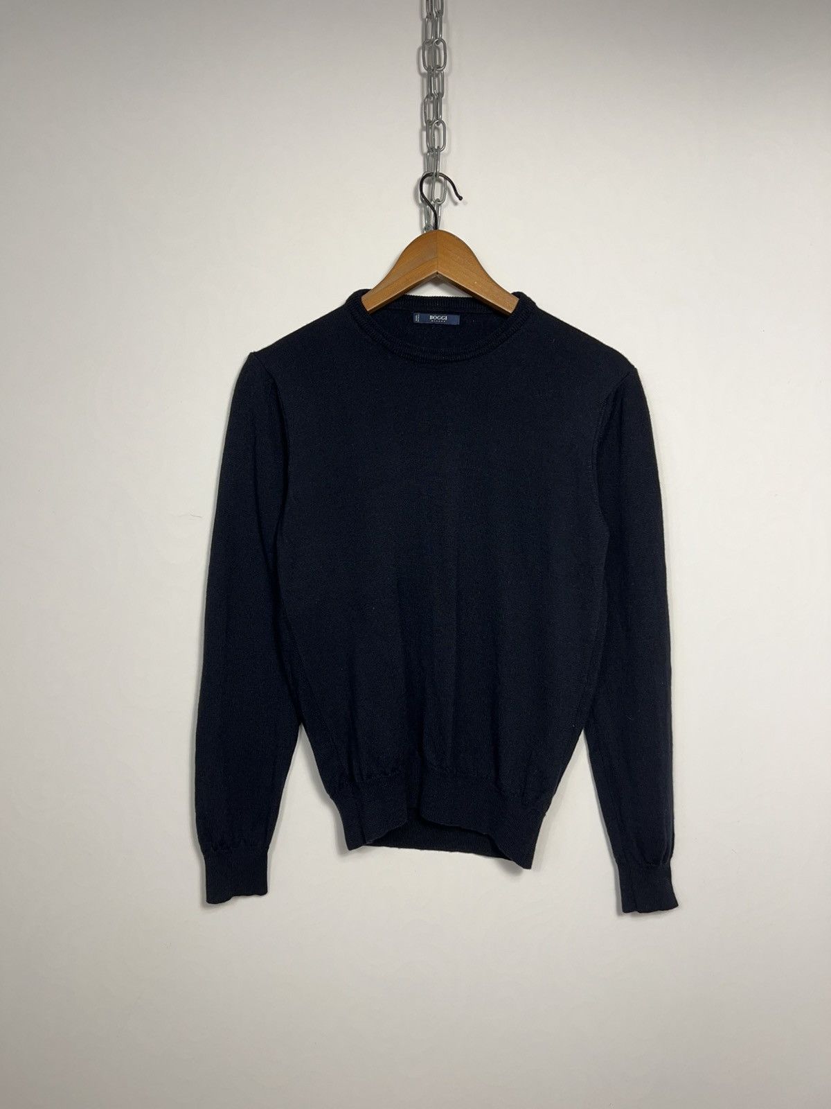 Boggi Boggi Milano Virgin Wool Sweater Jumper Pullover Size US S / EU 44-46 / 1 - 1 Thumbnail