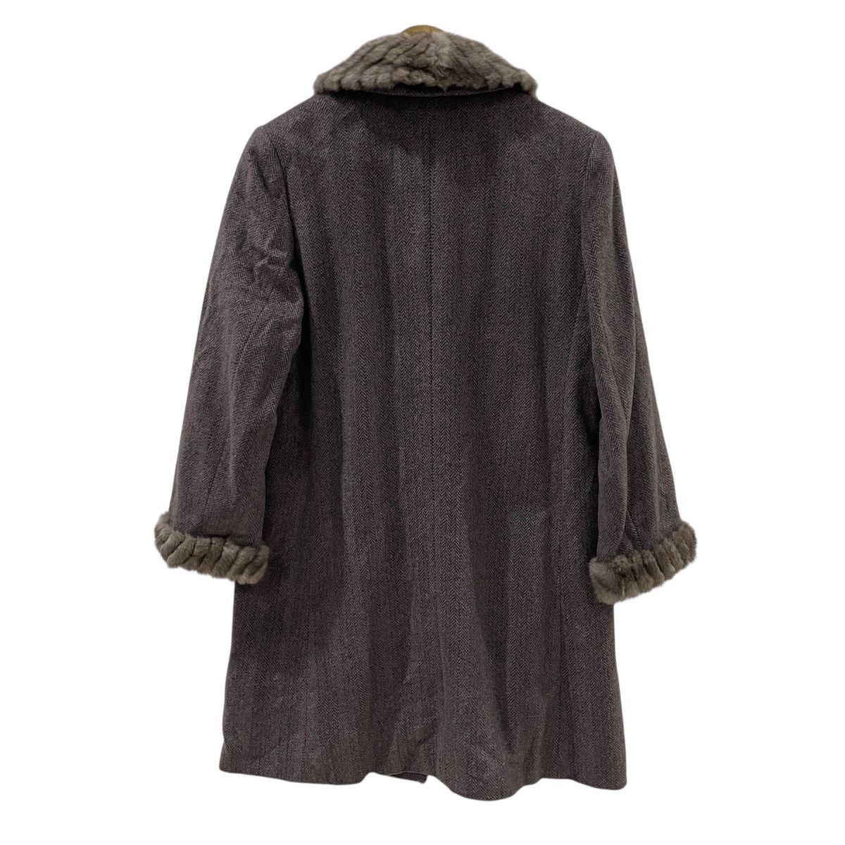 Japanese Brand Vintage Japanese Designer Fur Cashmere Trench Coat Size US M / EU 48-50 / 2 - 9 Thumbnail