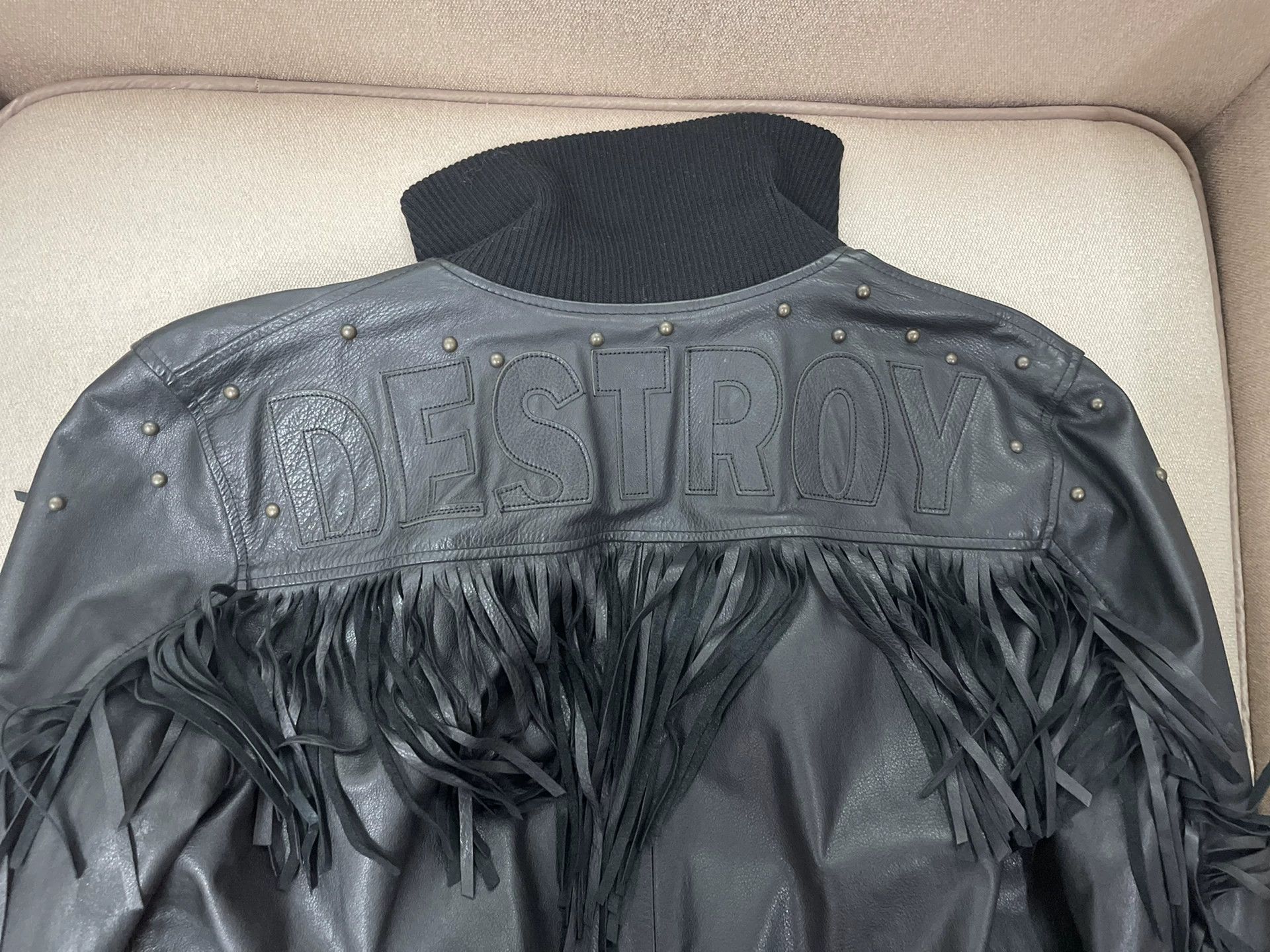 Vivienne Westwood Vivienne Westwood Man Leather Jacket with Fringe Size M / US 6-8 / IT 42-44 - 3 Thumbnail